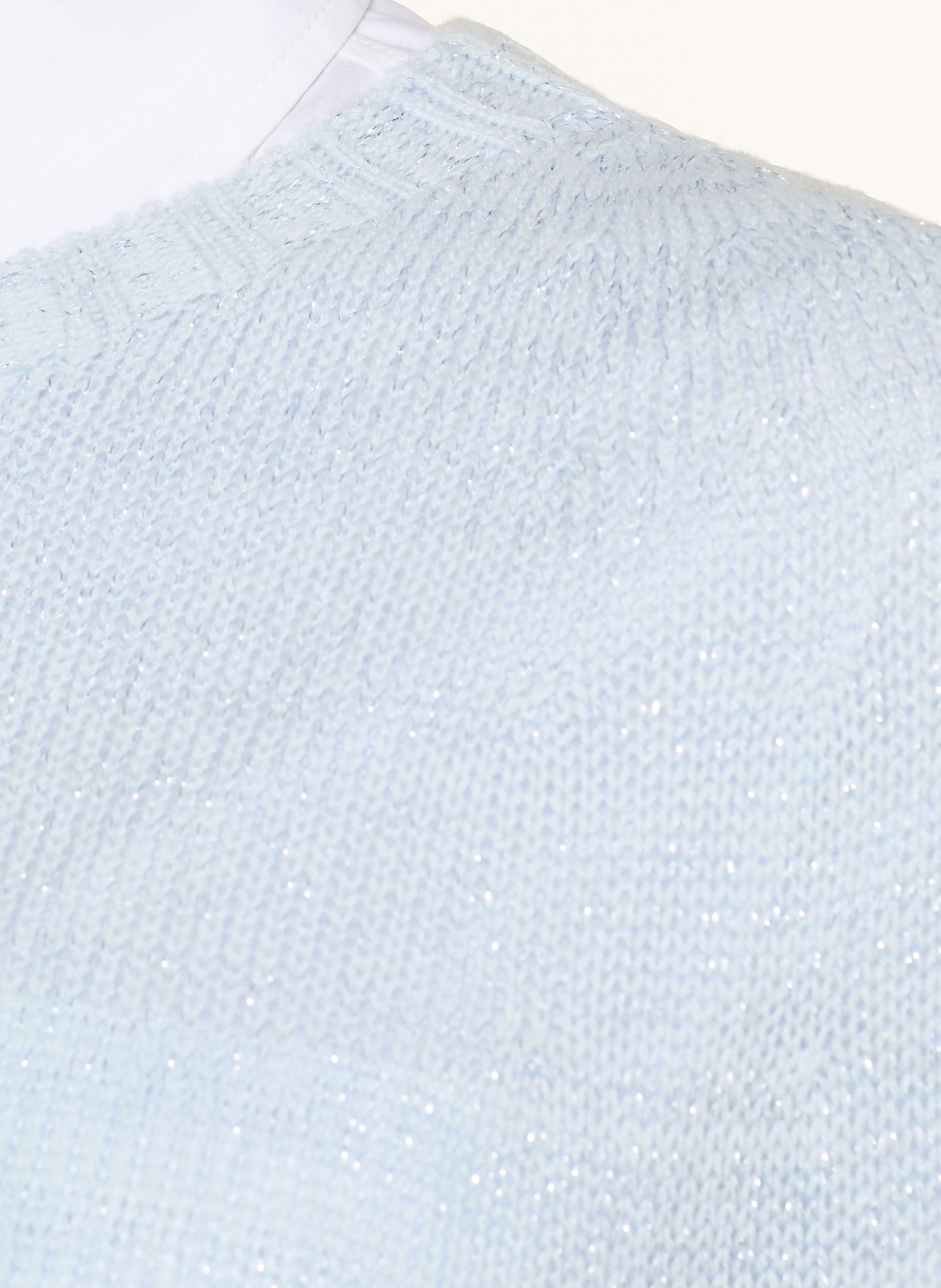FABIANA FILIPPI Sweater with glitter yarn: LIGHT BLUE