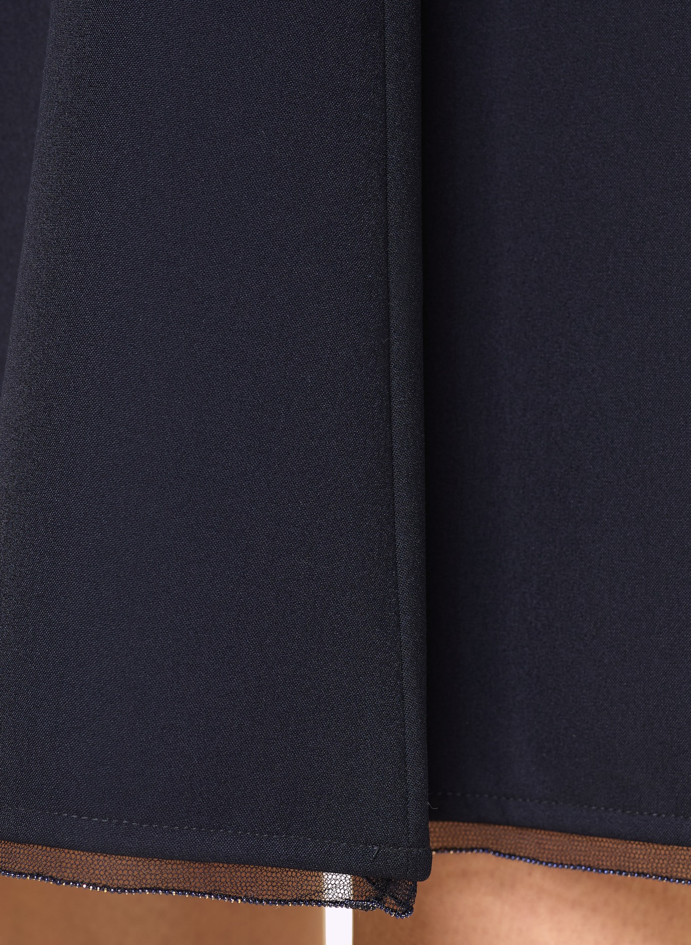 FABIANA FILIPPI Rock mit Schmucksteinen: DUNKELBLAU