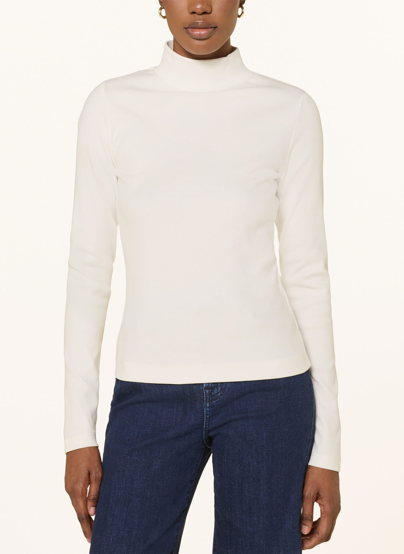 REISS POLLY long-sleeved shirt: WHITE