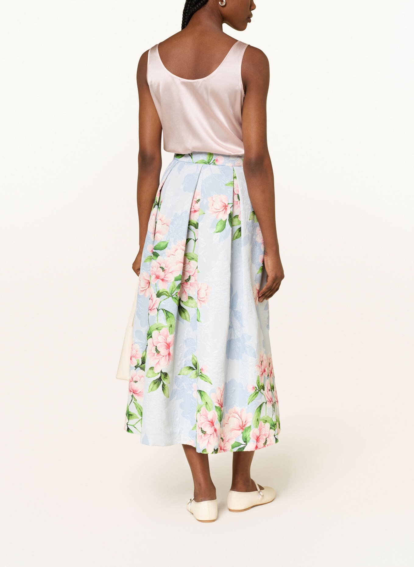 LUNATICA MILANO Spódnica żakardowa: JASNONIEBIESKI / RÓŻOWY / ZIELONY