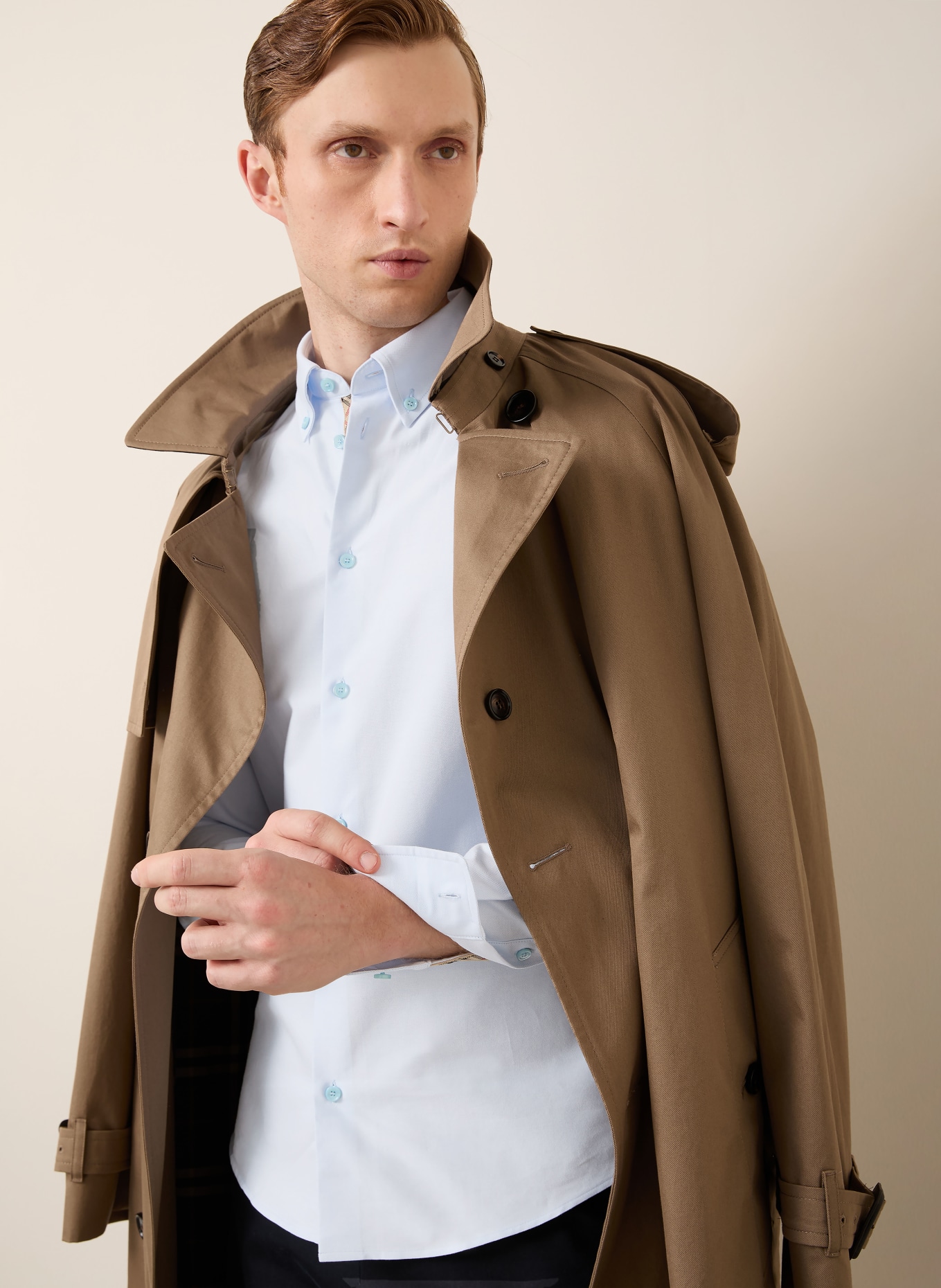 BURBERRY Hemd Slim Fit: HELLBLAU