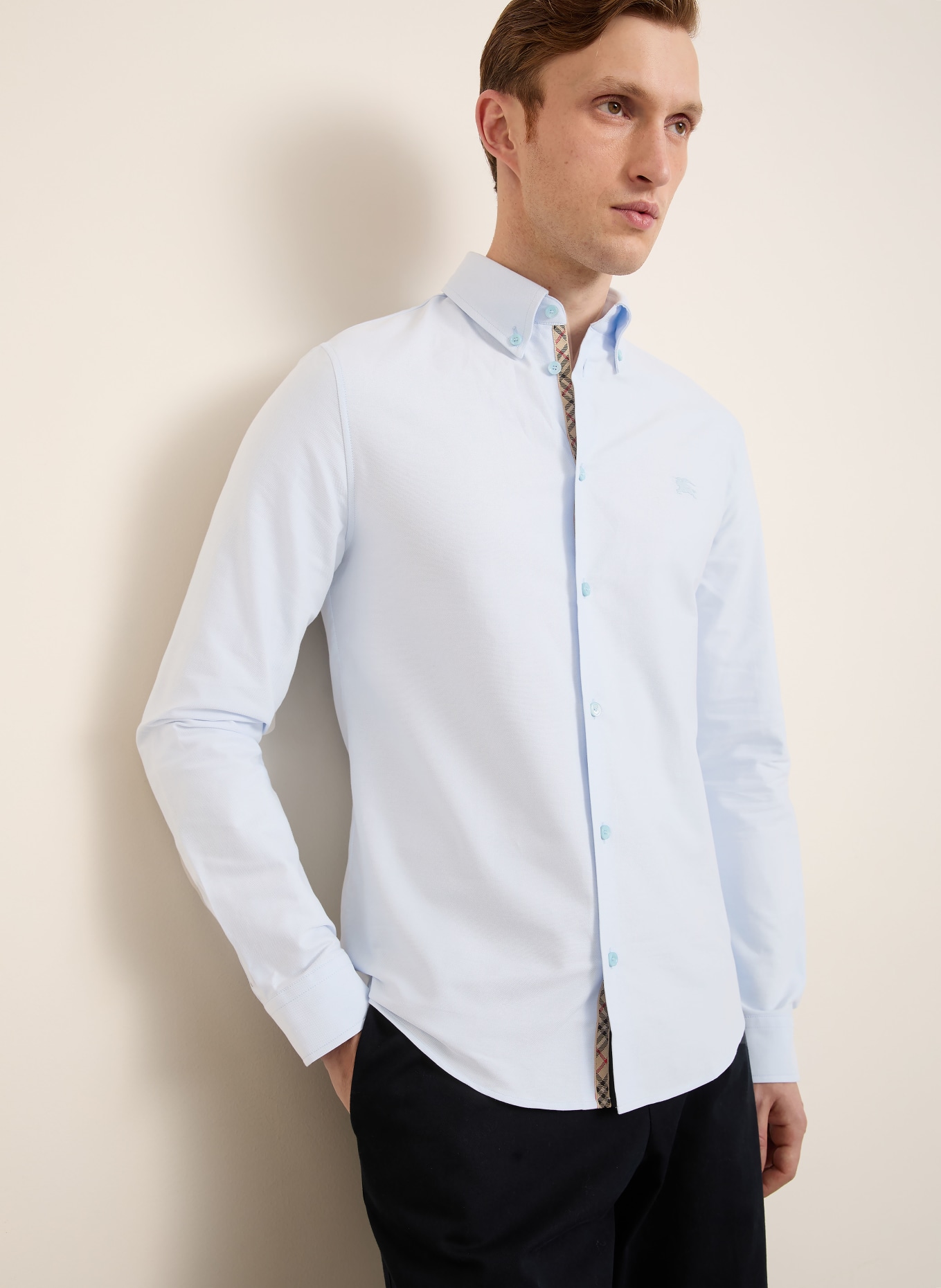 BURBERRY Hemd Slim Fit: HELLBLAU