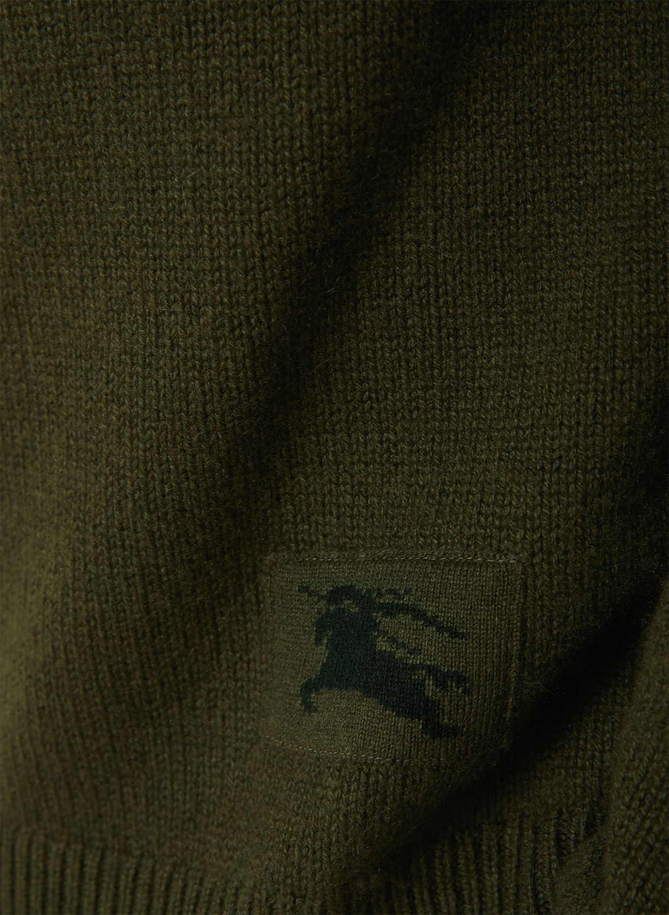 BURBERRY Cashmere-Pullover CLIFFORD: GRÜN