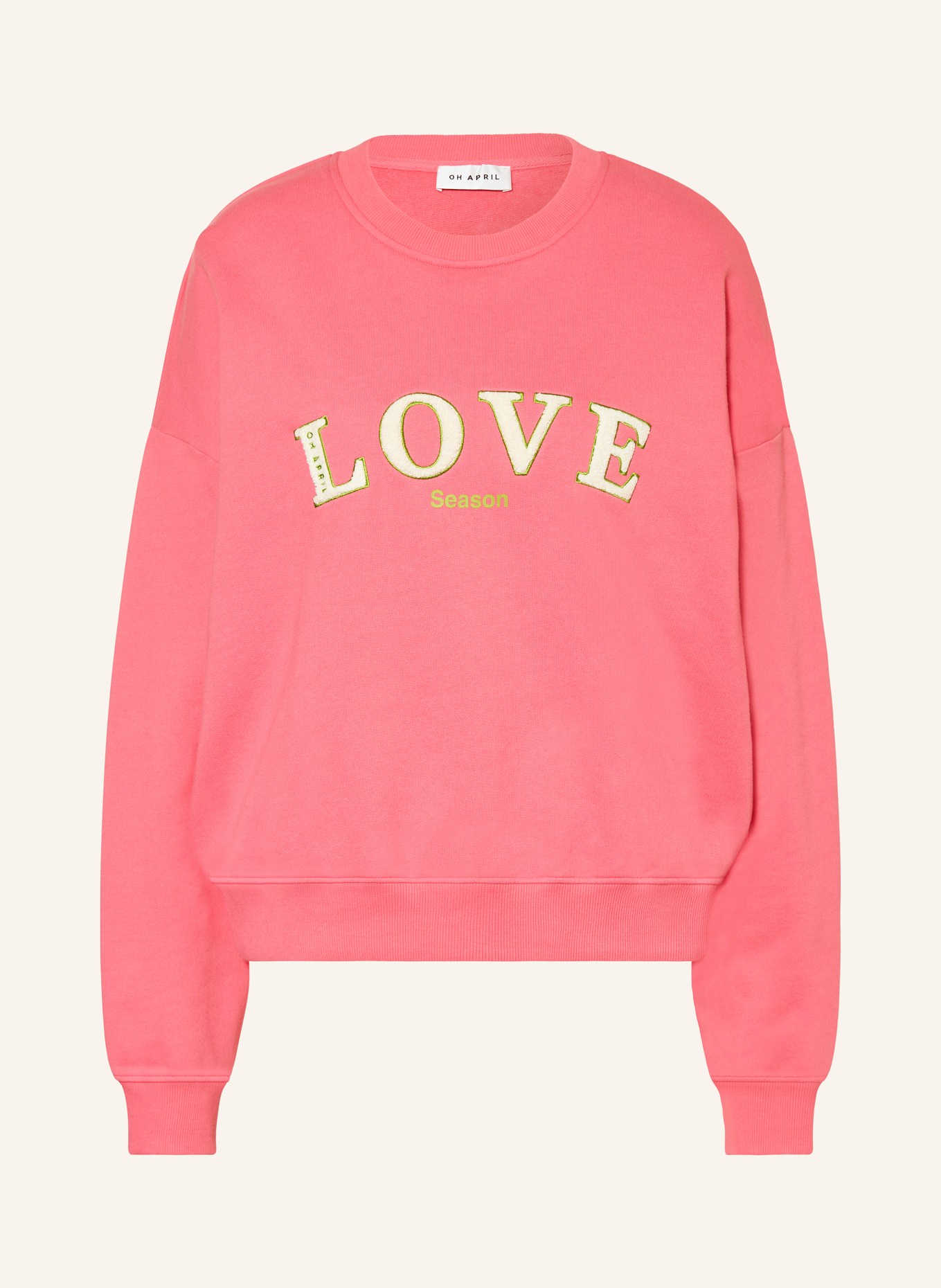 OH APRIL sweatshirt: PINK