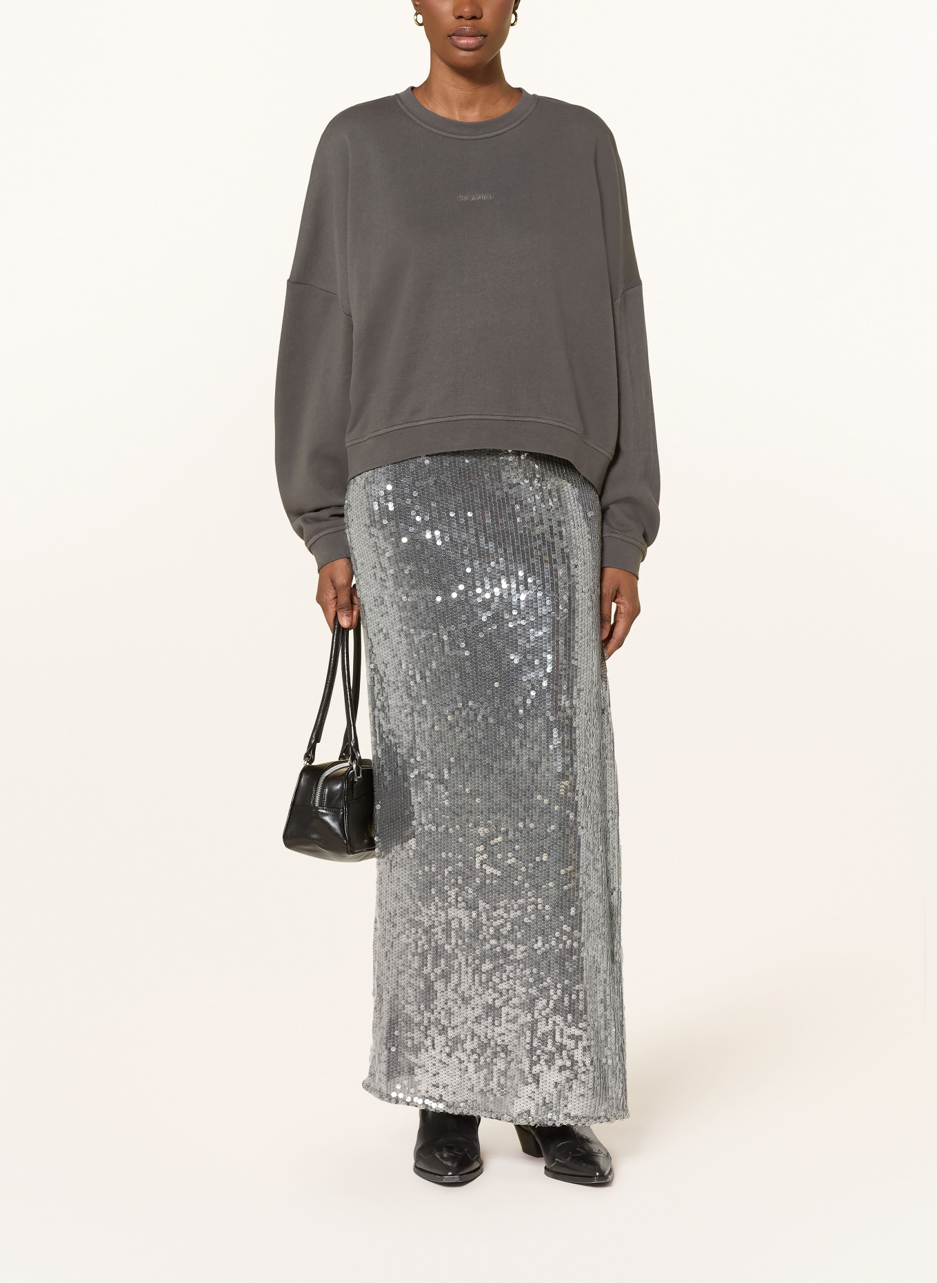 OH APRIL Bluza LOVE SEASON: CZIEMNOSZARY / RÓŻOWY / CIEMNOCZERWONY