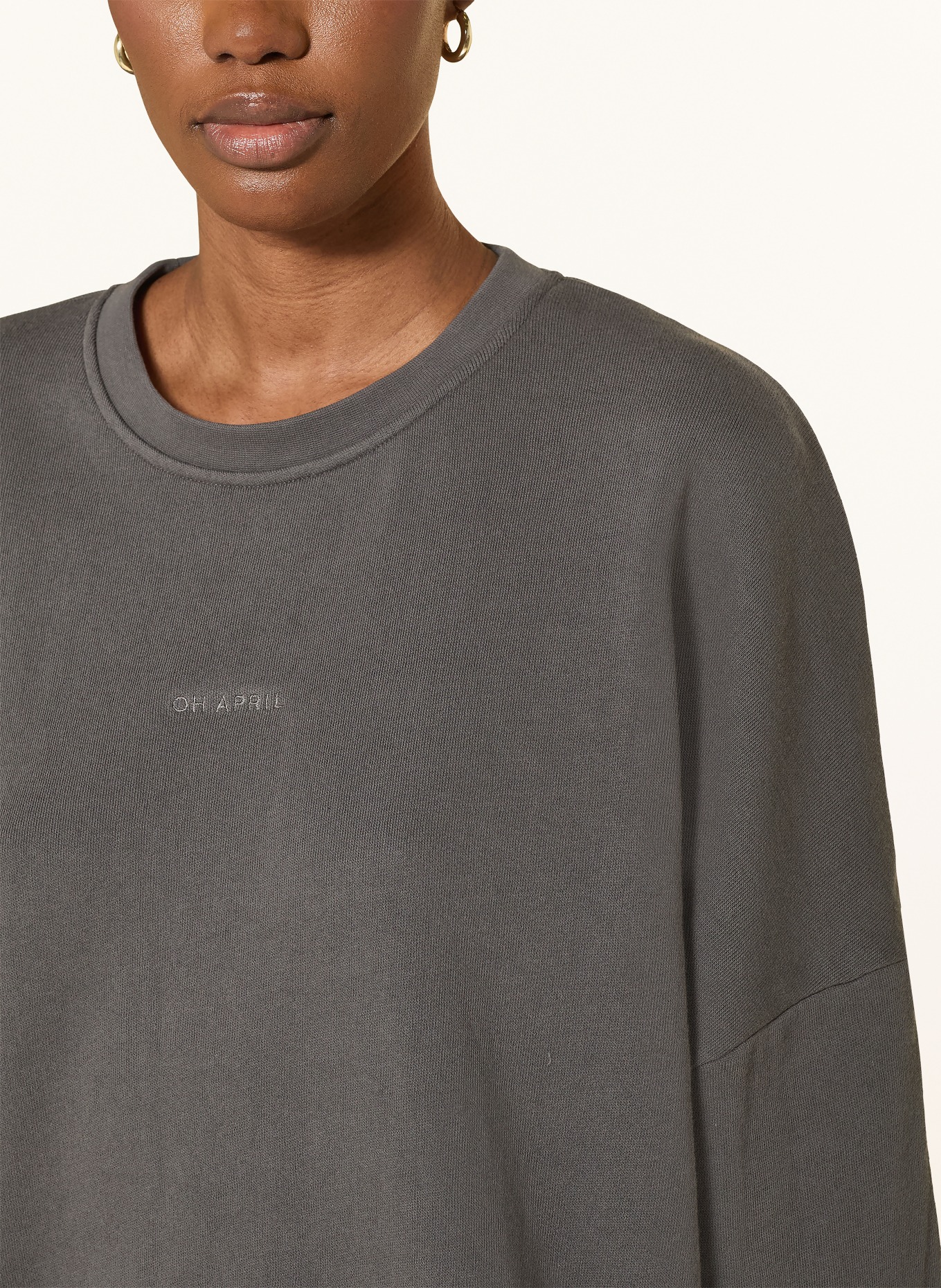 OH APRIL Bluza LOVE SEASON: CZIEMNOSZARY / RÓŻOWY / CIEMNOCZERWONY