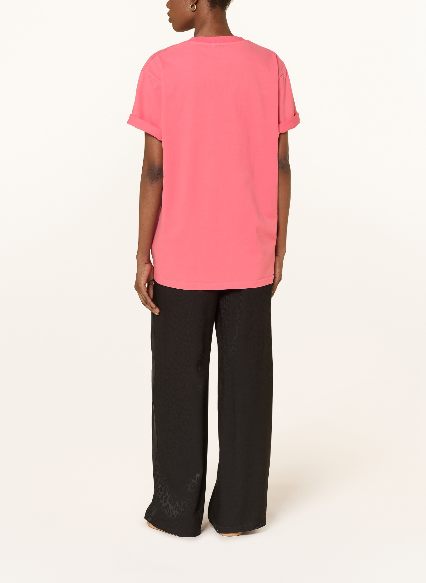 OH APRIL LOVE T-shirt: PINK / GREEN / WHITE