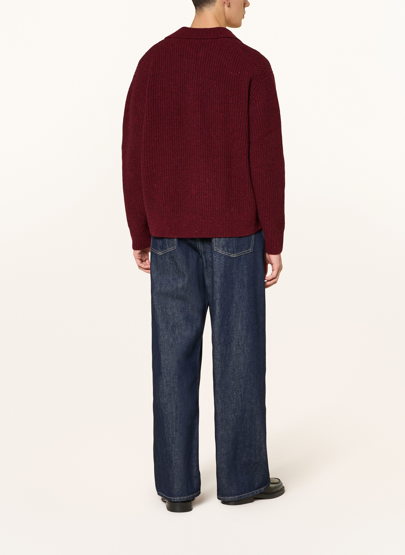 COS SANDER sweater: DARK RED