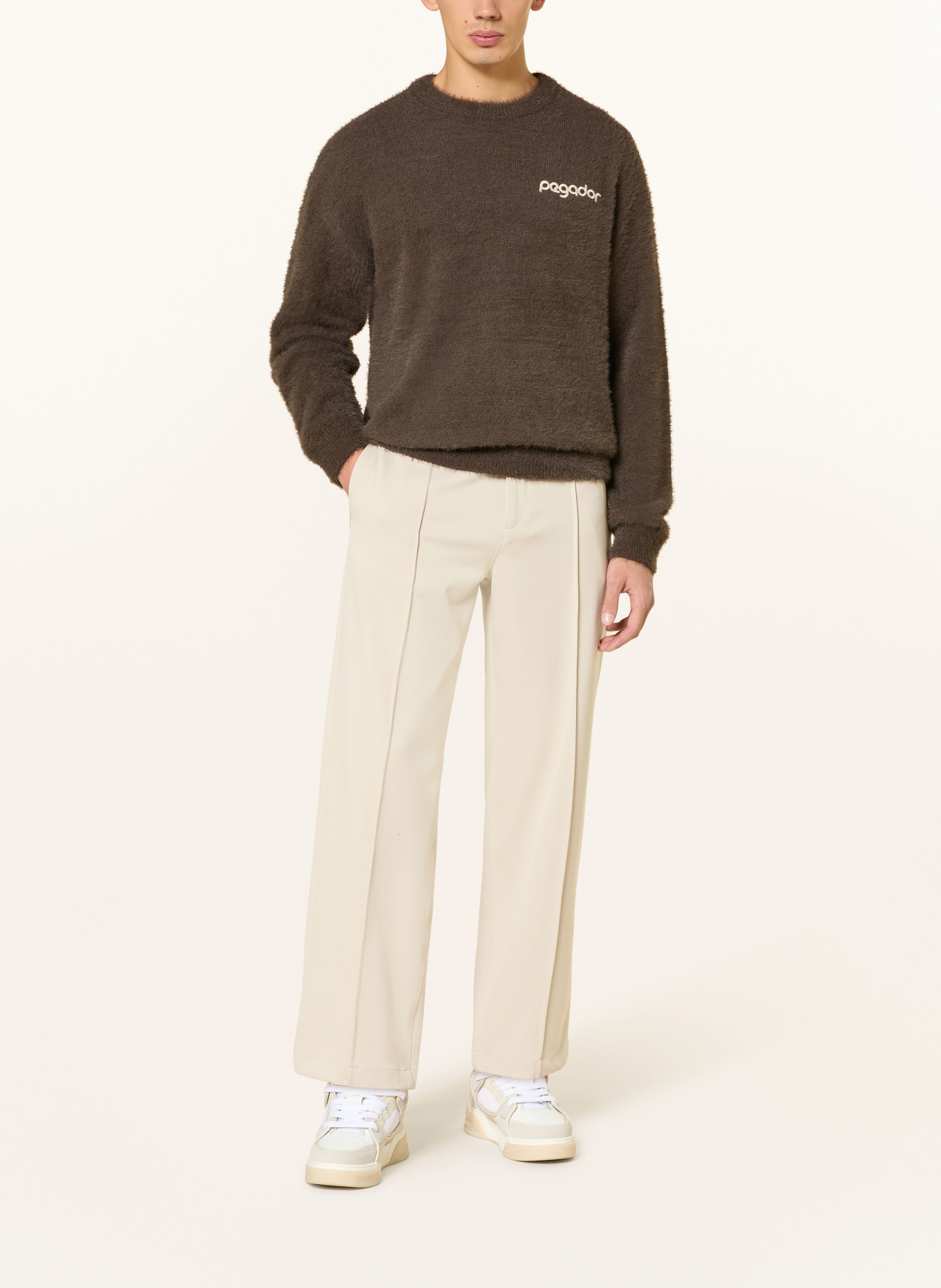 PEGADOR Svetr DALIAN: TMAVĚ HNĚDÁ