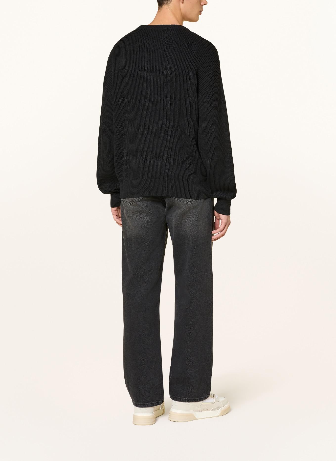 PEGADOR Oversized-Pullover SIGNAR: SCHWARZ