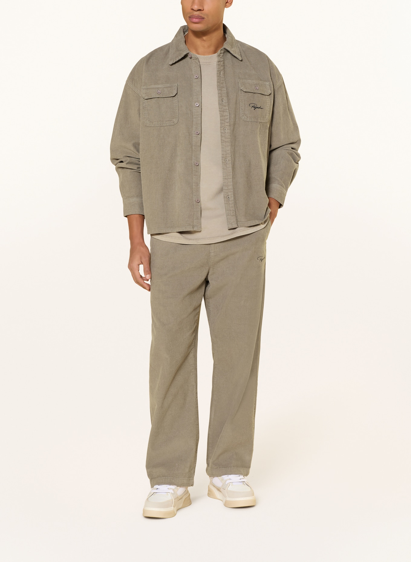 PEGADOR Cordchino BILASPUR Regular Fit: GRAU