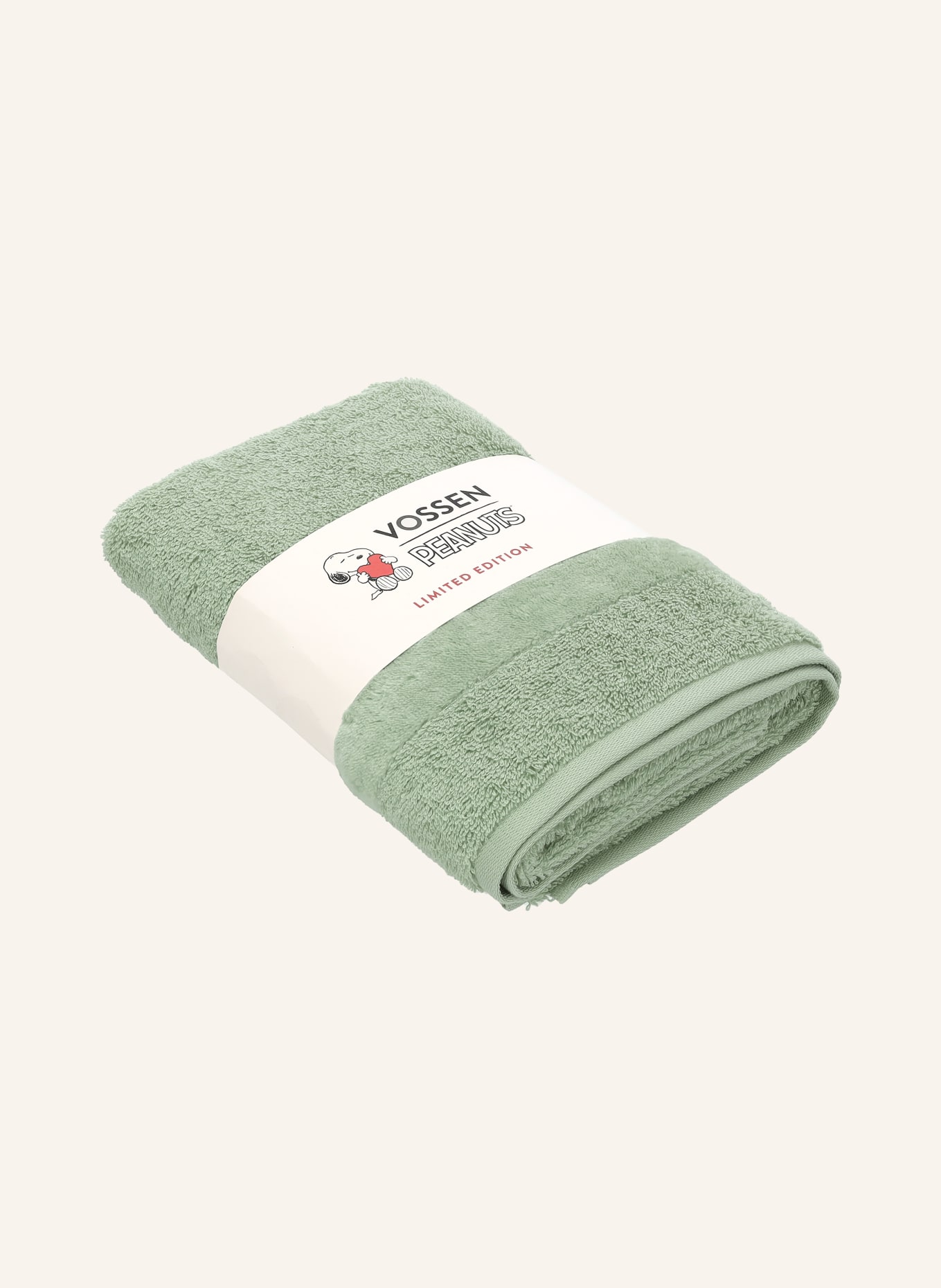 VOSSEN Handtuch SLEEPY SNOOPY: HELLGRÜN