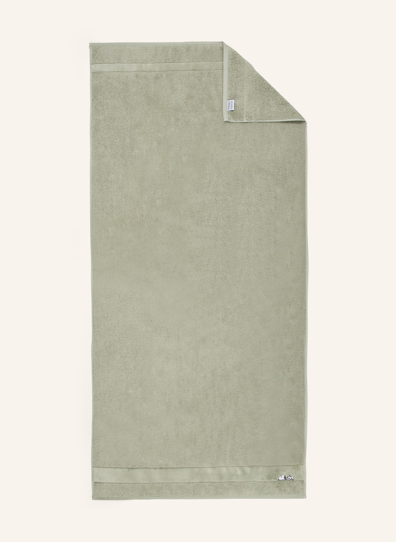 VOSSEN Duschtuch SLEEPY SNOOPY: HELLGRÜN