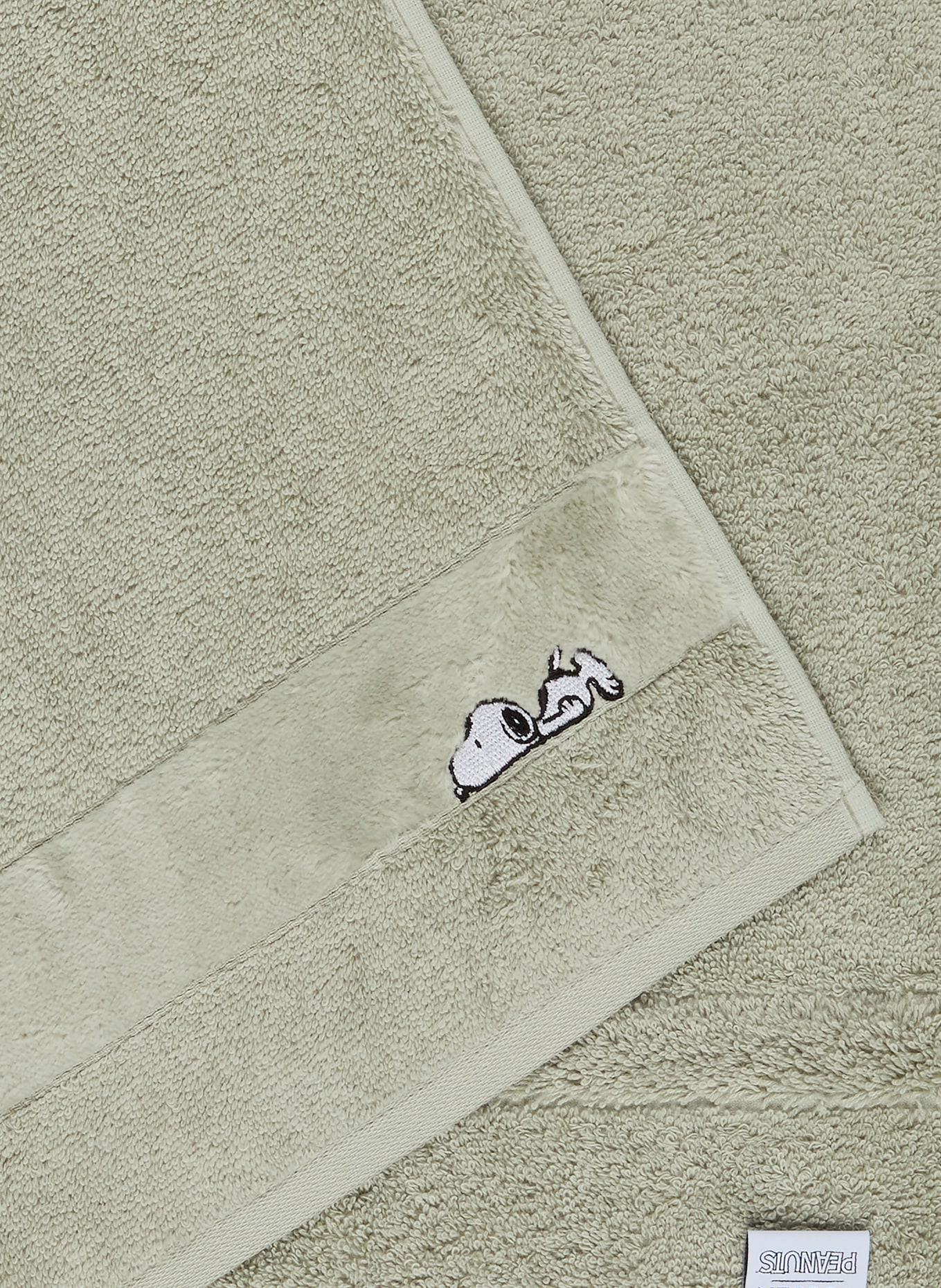 VOSSEN Duschtuch SLEEPY SNOOPY: HELLGRÜN