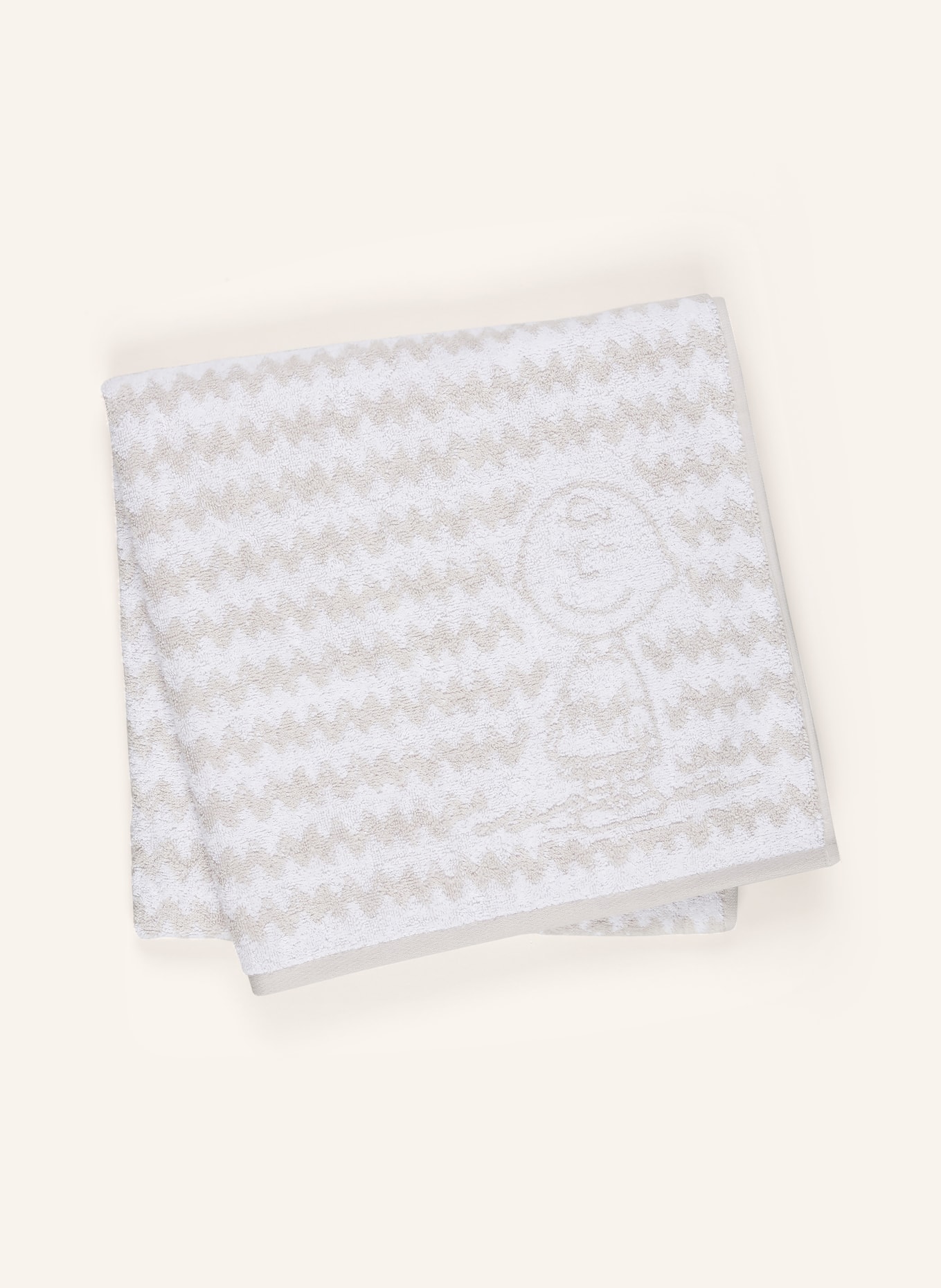 VOSSEN Duschtuch CHARLIE BROWN: CREME / GRAU
