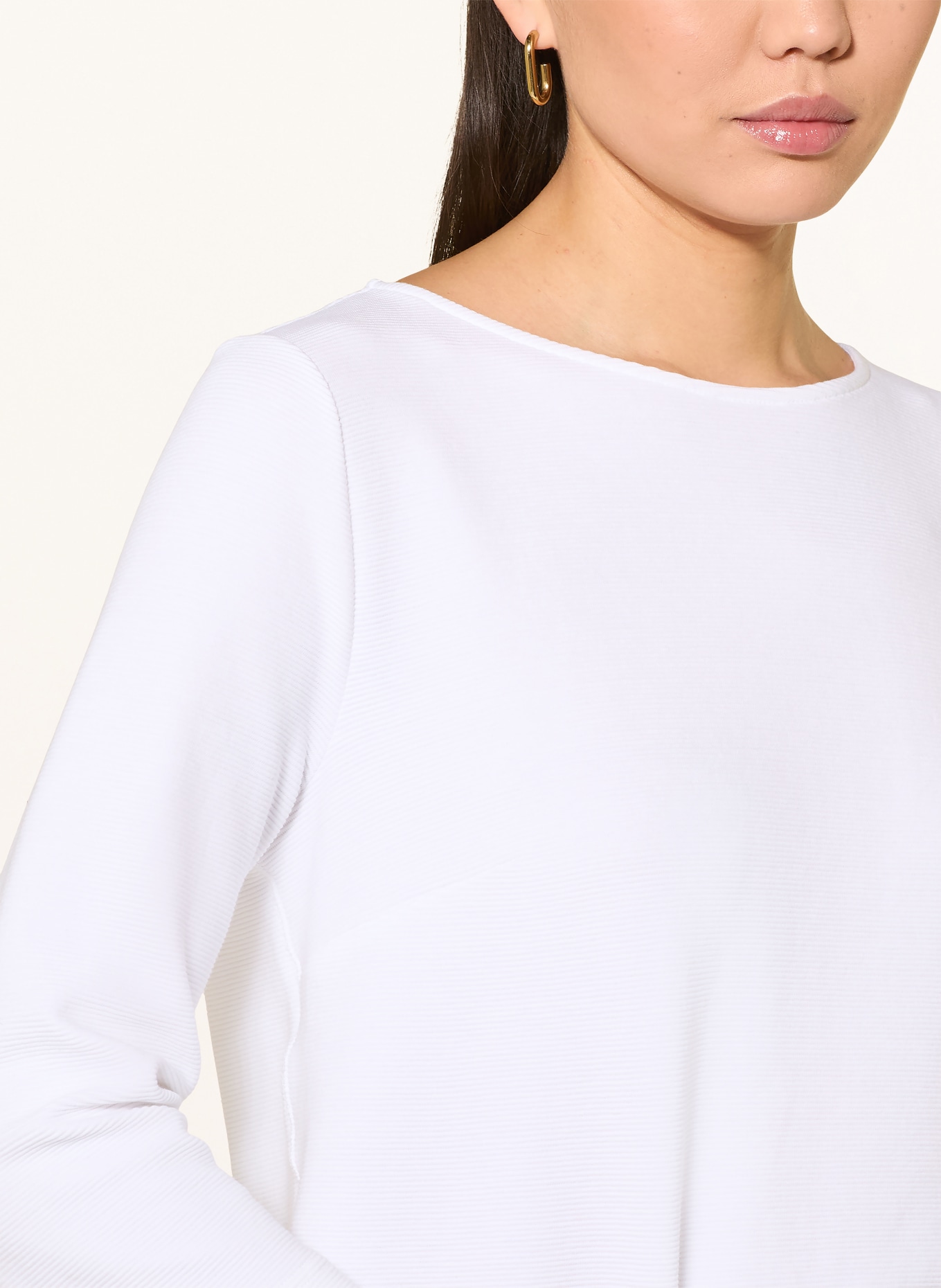 ZAÍDA Shirt with 3/4-length sleeves: WHITE