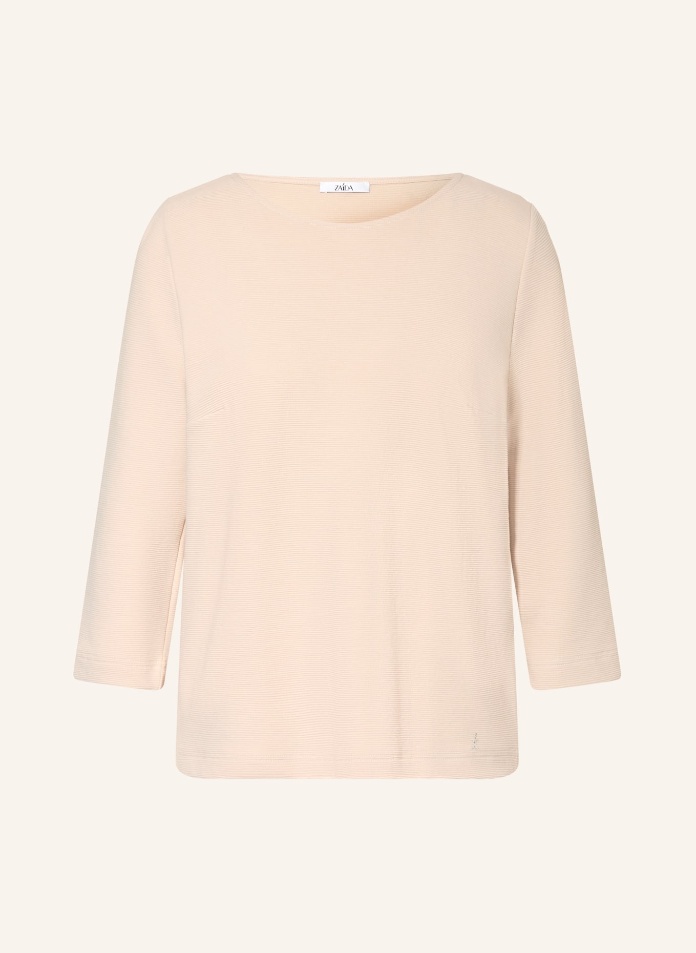 ZAÍDA Shirt with 3/4-length sleeves: BEIGE