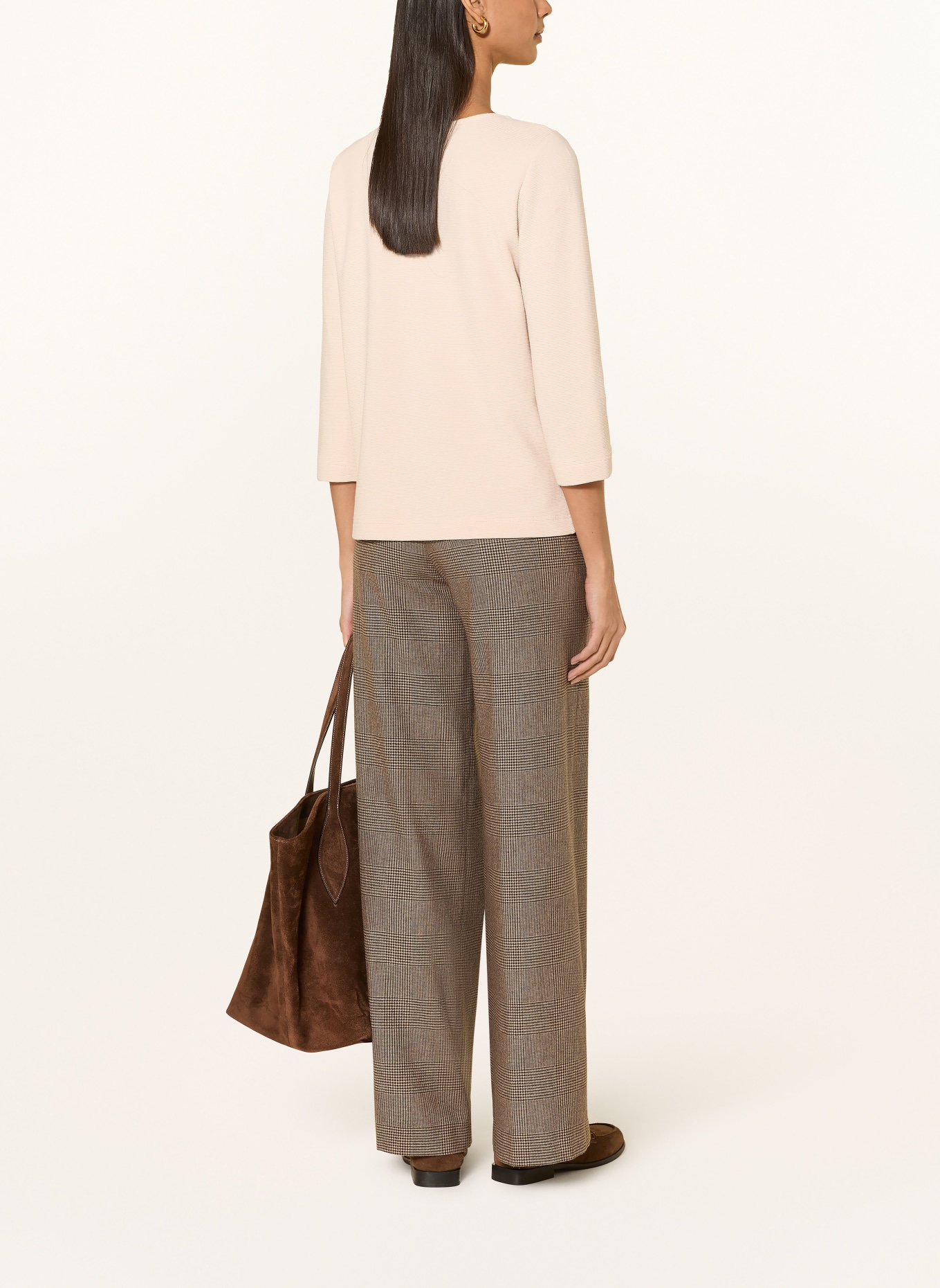 ZAÍDA Shirt with 3/4-length sleeves: BEIGE