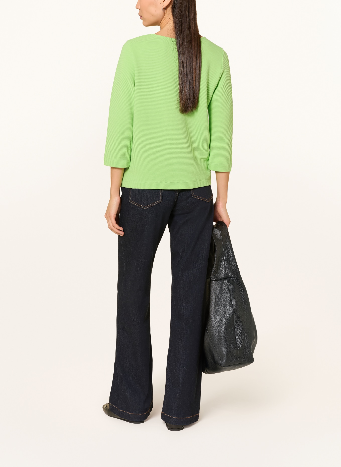 ZAÍDA Shirt with 3/4-length sleeves: GREEN