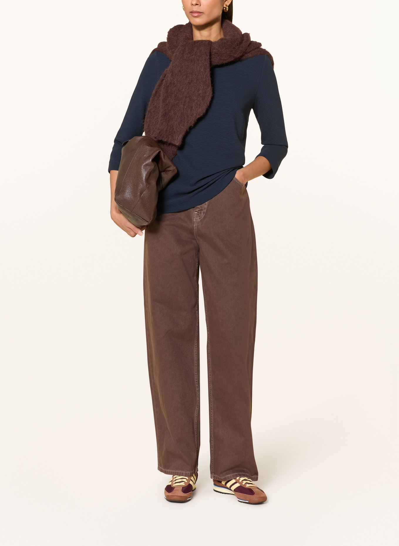 ZAÍDA Shirt with 3/4-length sleeves: BLACK