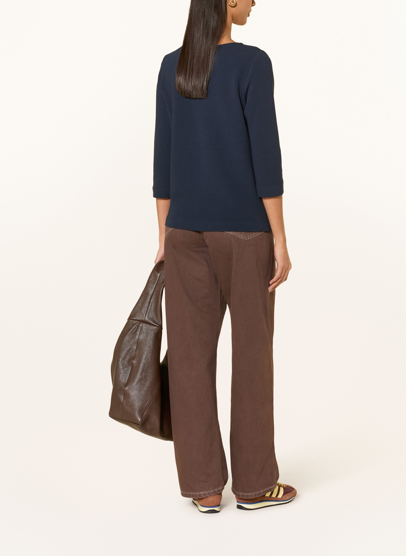 ZAÍDA Shirt with 3/4-length sleeves: BLACK