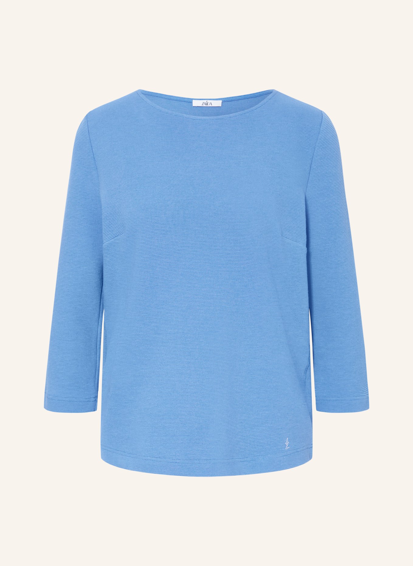 ZAÍDA Shirt with 3/4-length sleeves: BLUE