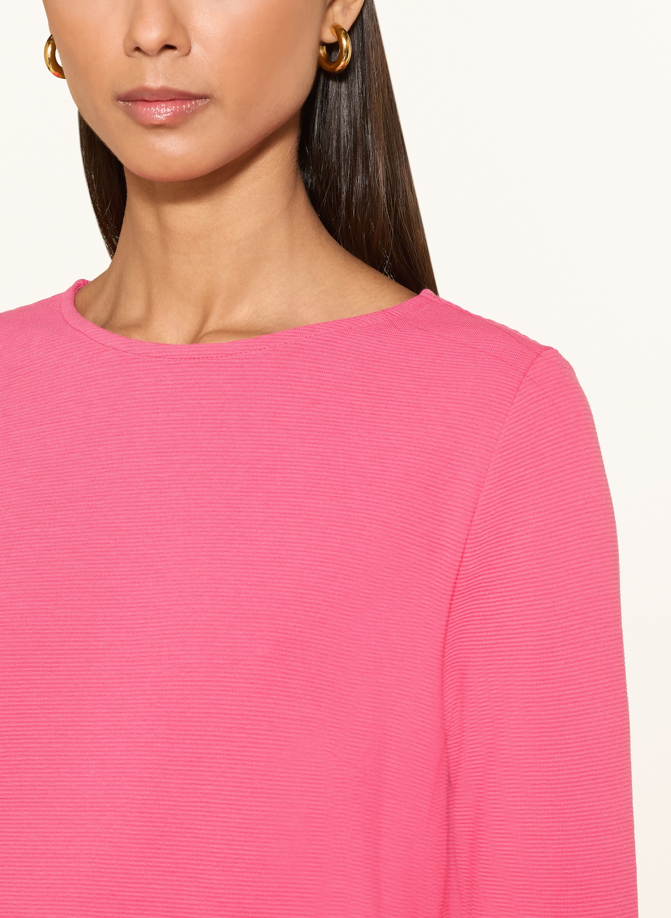 ZAÍDA Shirt mit 3/4-Arm: NEONROSA