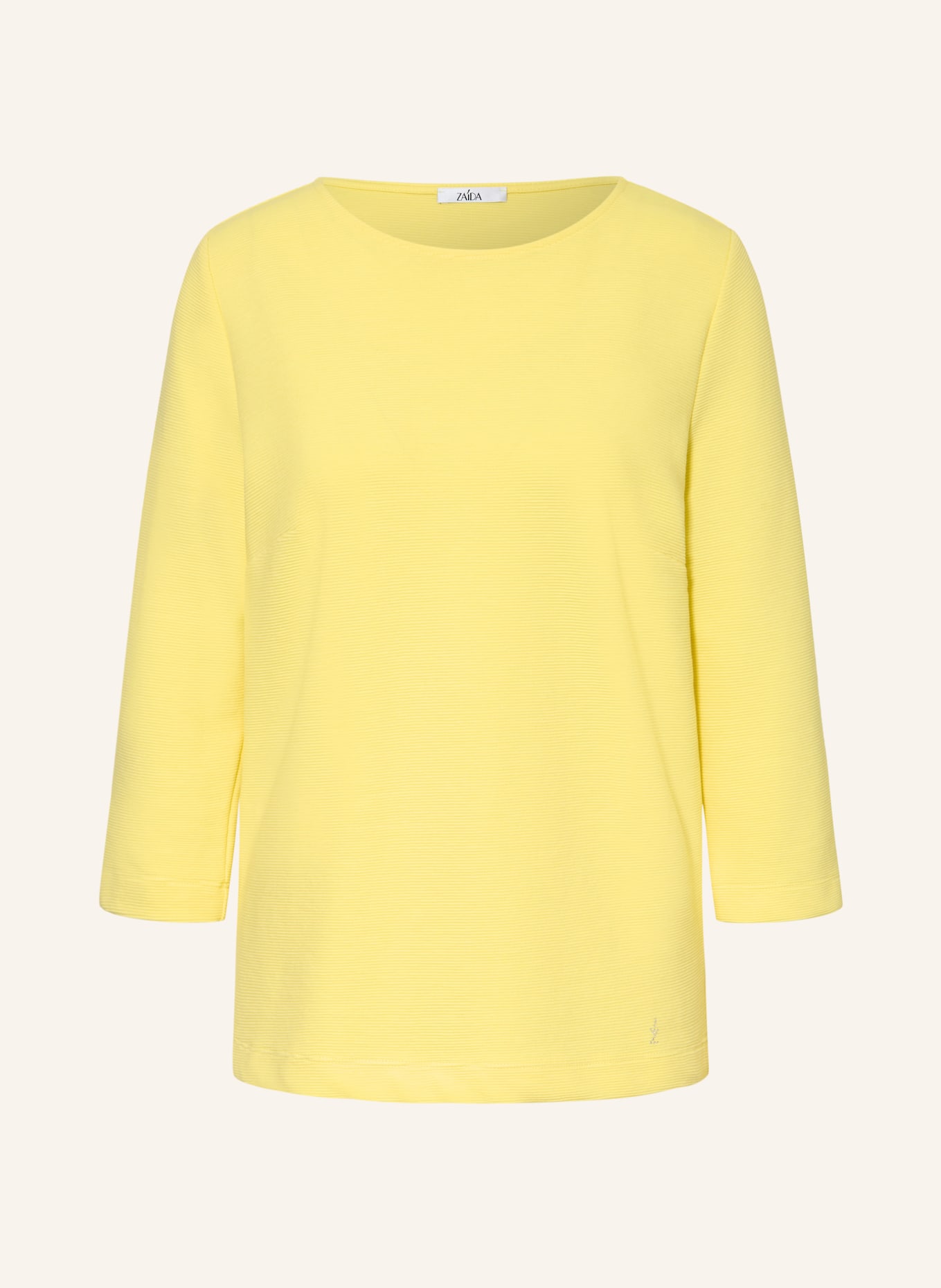 ZAÍDA Shirt with 3/4-length sleeves: YELLOW