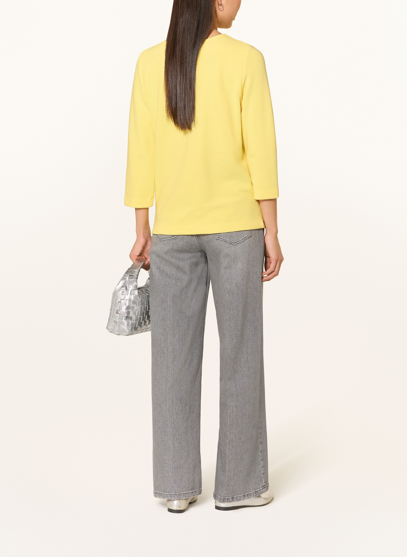 ZAÍDA Shirt with 3/4-length sleeves: YELLOW