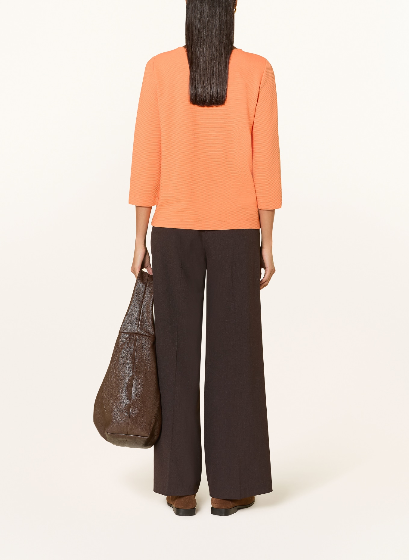 ZAÍDA Shirt mit 3/4-Arm: HELLORANGE