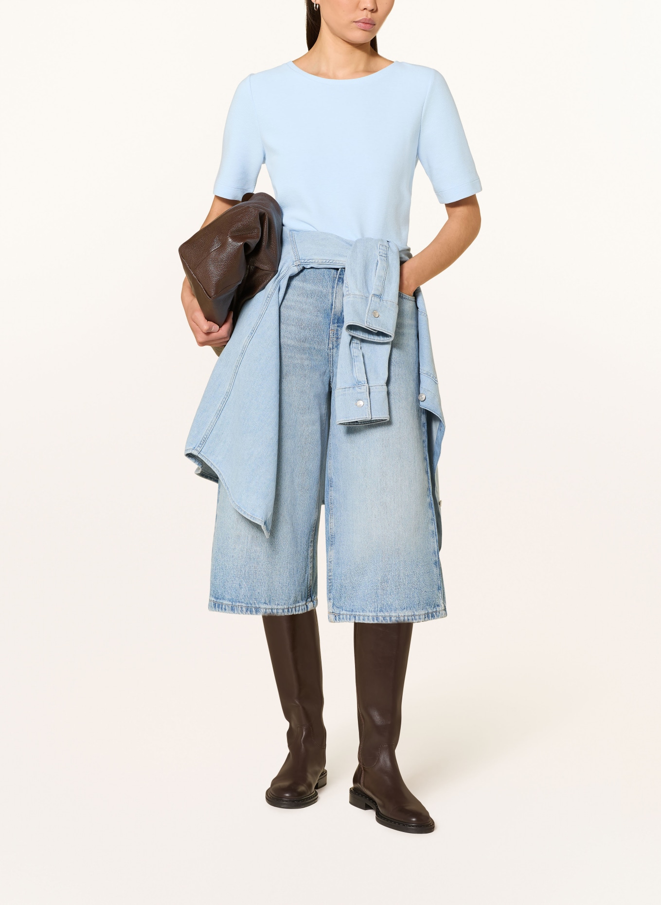 ZAÍDA T-shirt: LIGHT BLUE