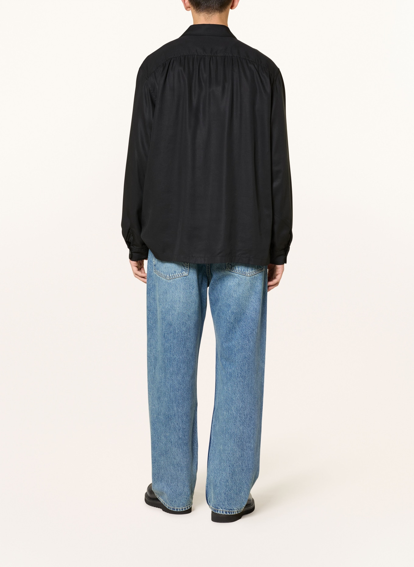 OUR LEGACY Dżinsy THIRD CUT Relaxed Fit: Blue Tech Wash Denim