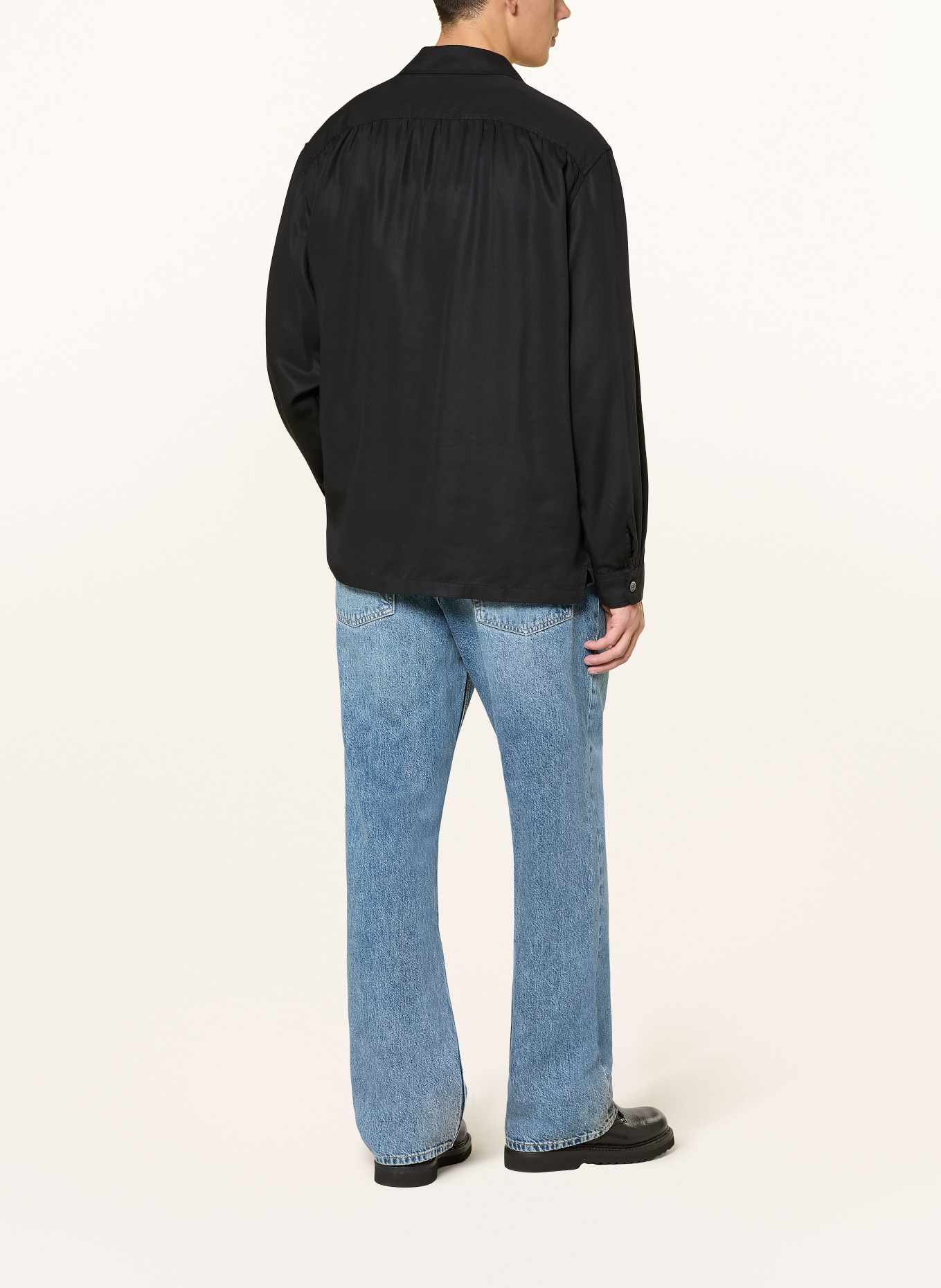 OUR LEGACY Koszula EVERY SHIRT Relaxed Fit: CZARNY