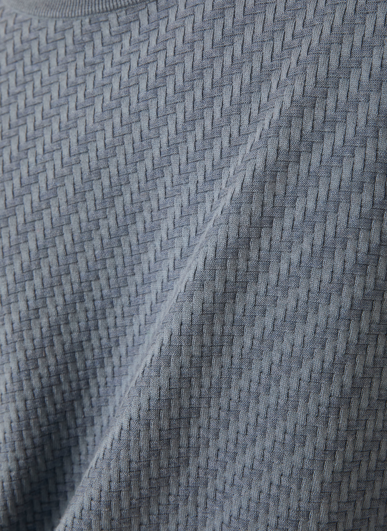 Brioni Pullover mit Seide: BLAU