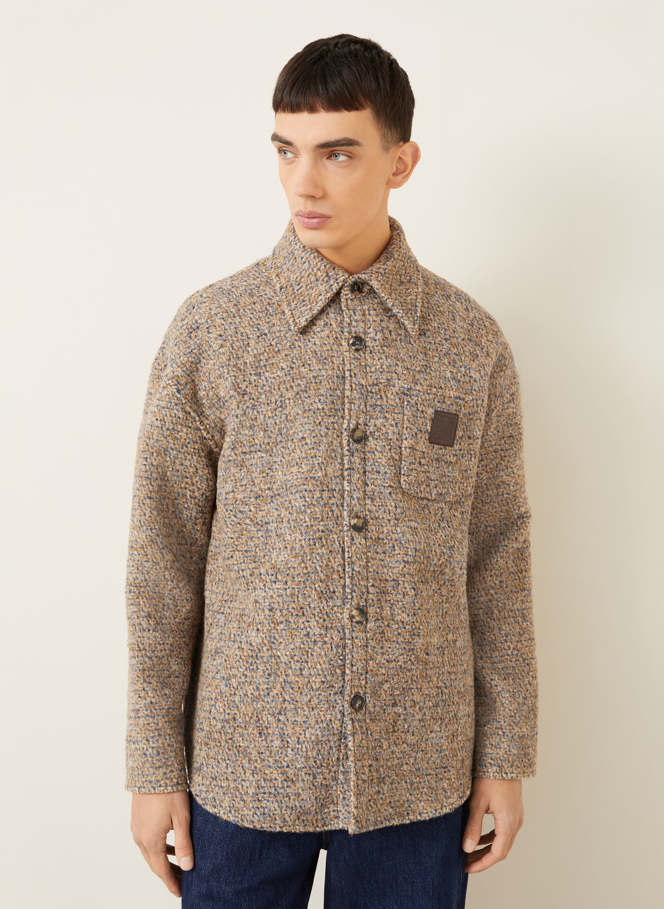 LOEWE koszulka: BEŻOWY