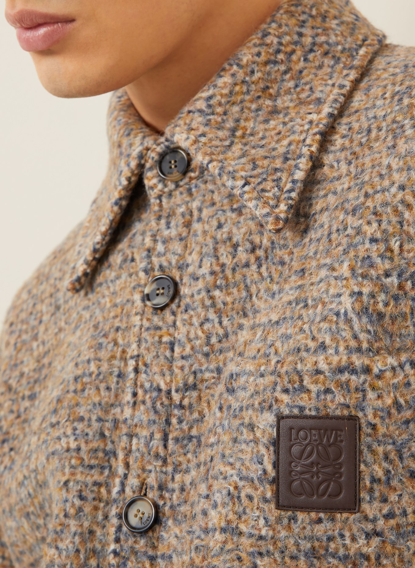 LOEWE koszulka: BEŻOWY