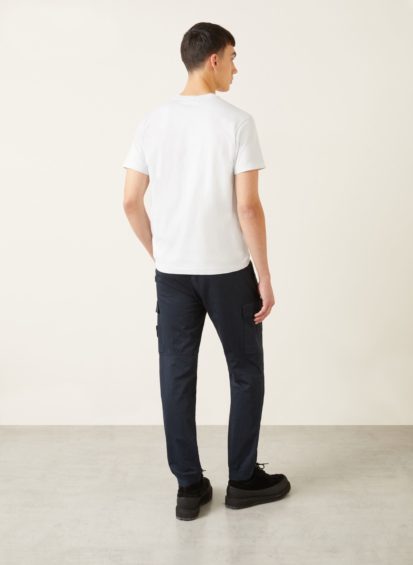 STONE ISLAND tričko: TMAVĚ MODRÁ