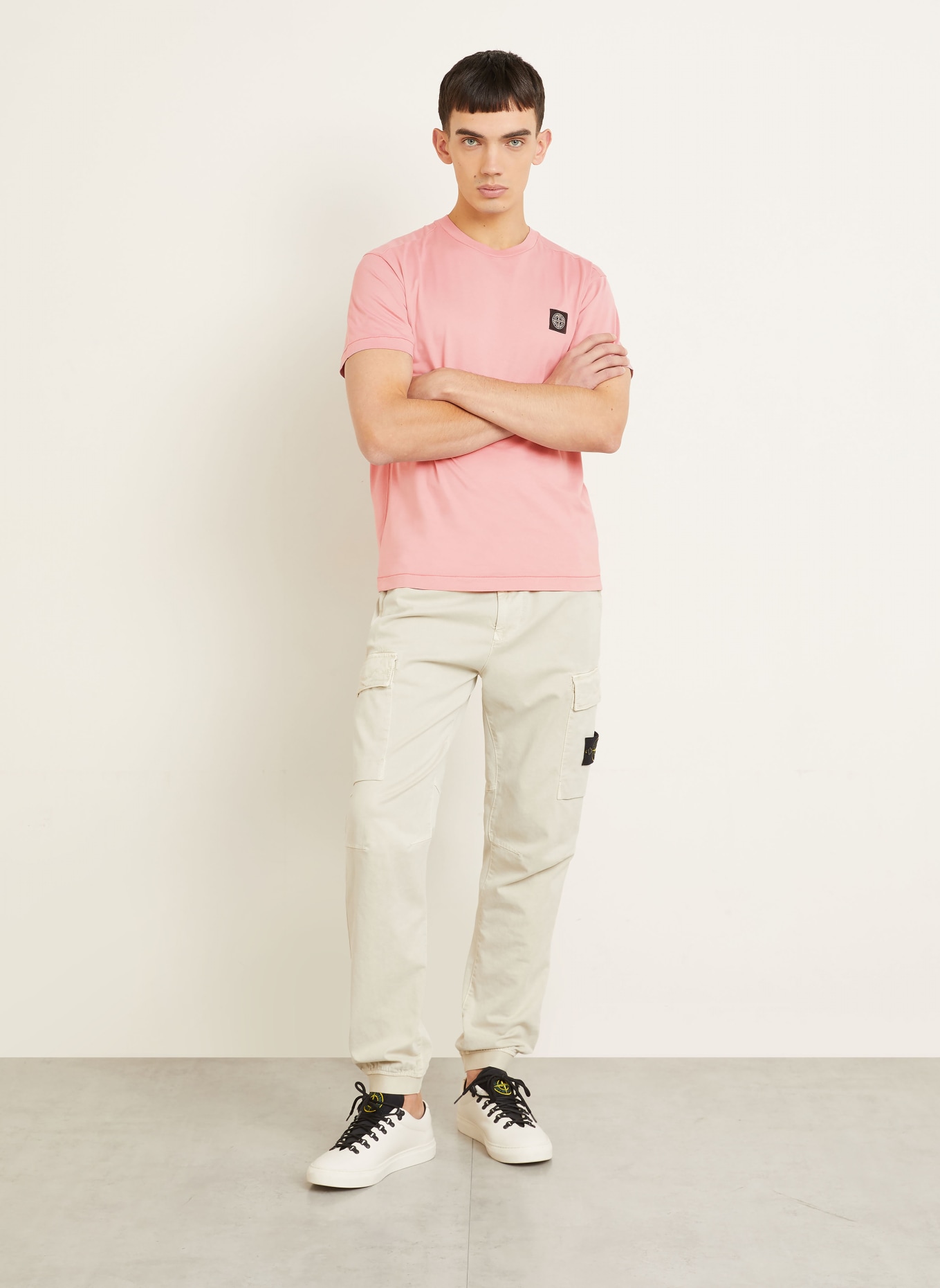 STONE ISLAND koszulka: RÓŻOWY