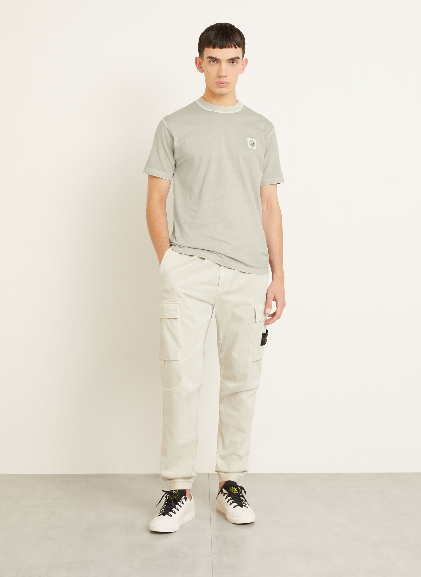 STONE ISLAND T-Shirt: HELLGRÜN