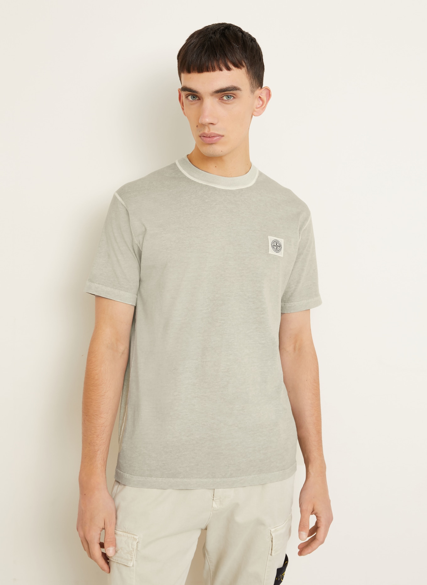 STONE ISLAND T-Shirt: HELLGRÜN