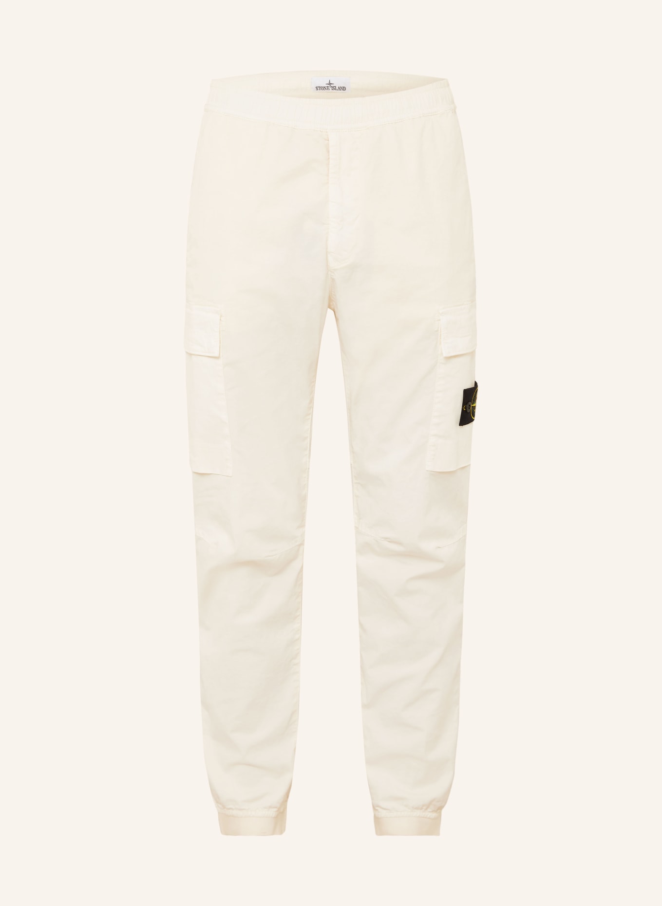 STONE ISLAND Cargo pants Extra Slim Fit: ECRU