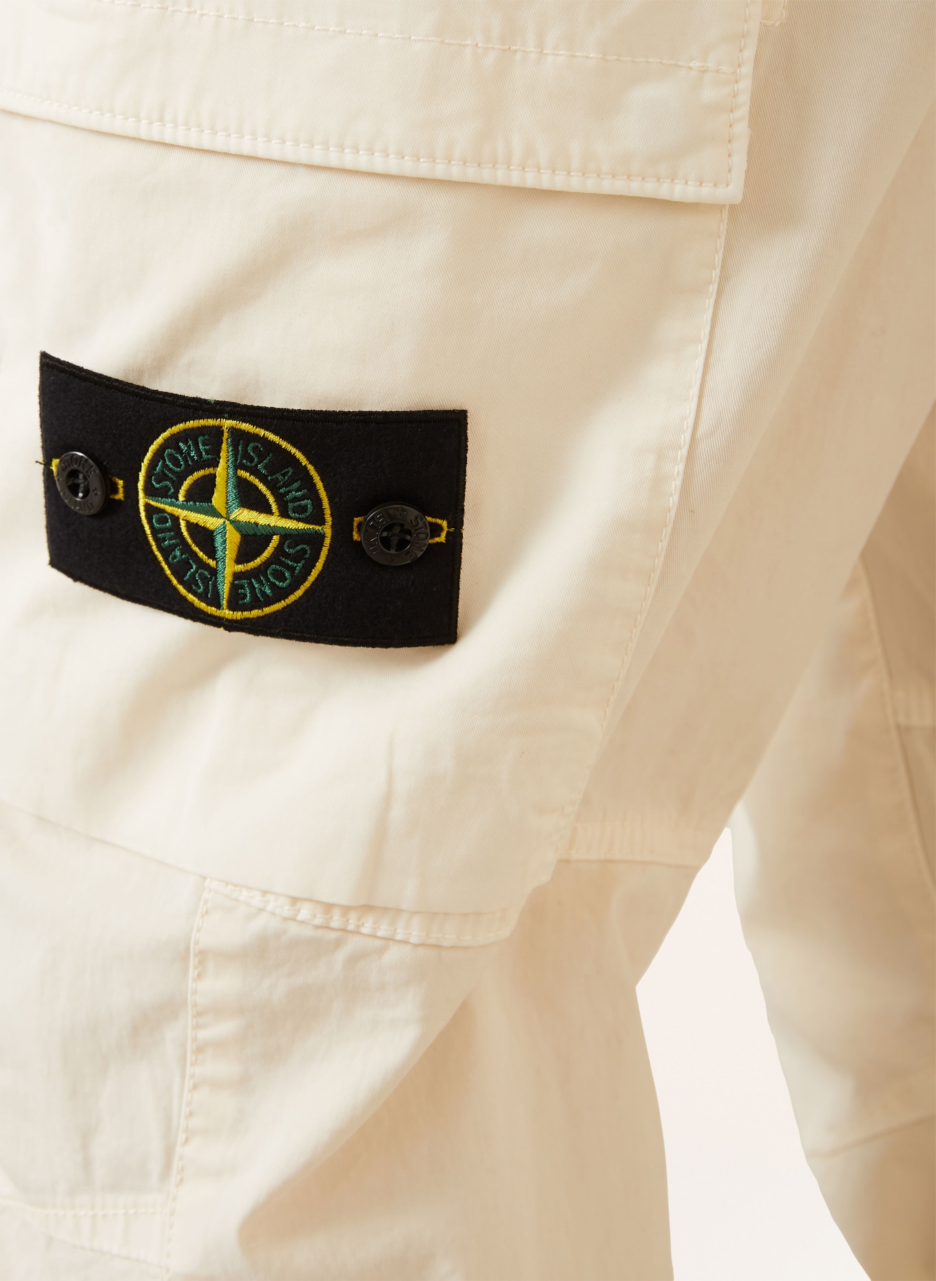 STONE ISLAND Cargo pants Extra Slim Fit: ECRU