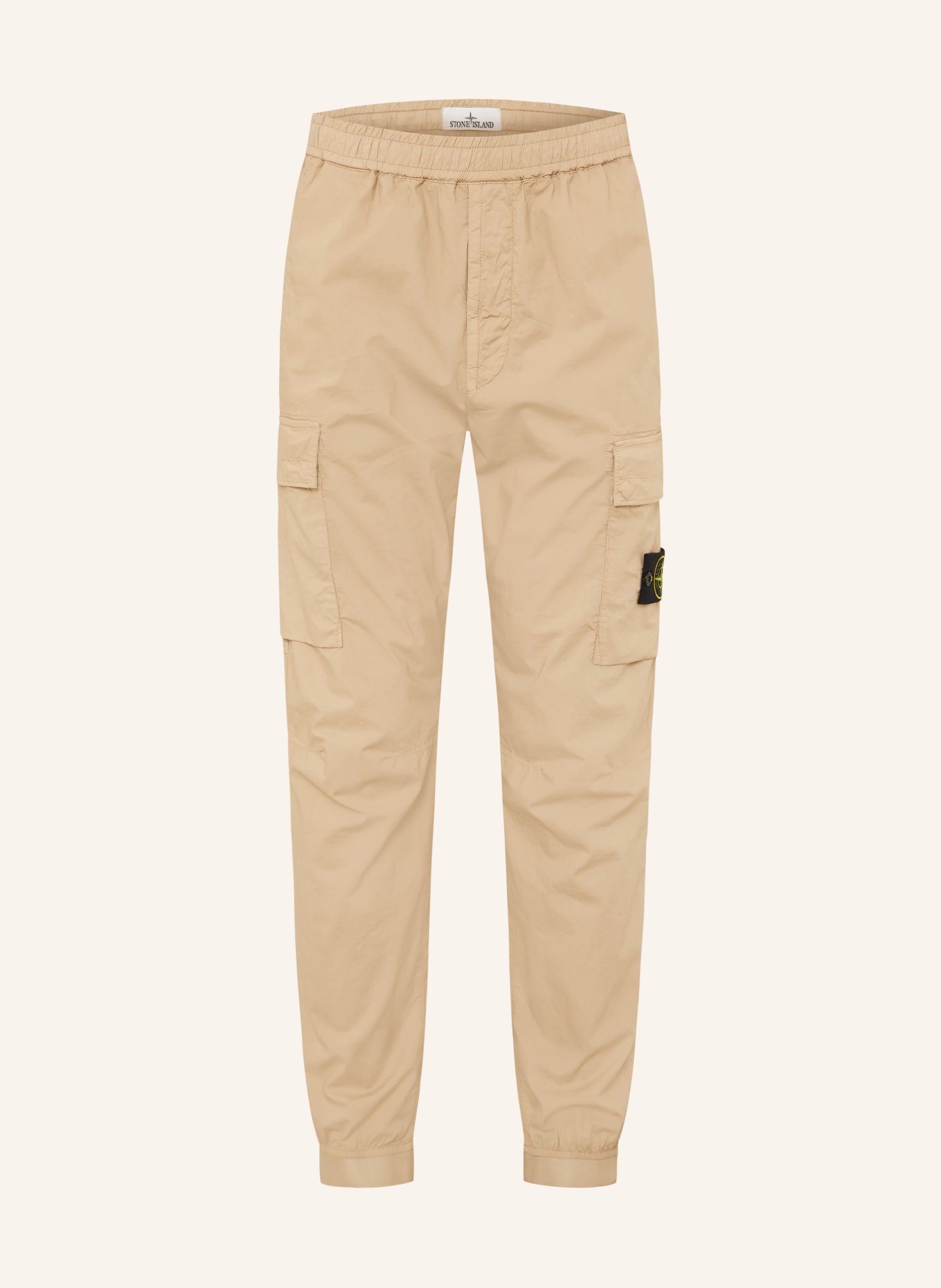 STONE ISLAND Regular fit cargo pants: BEIGE