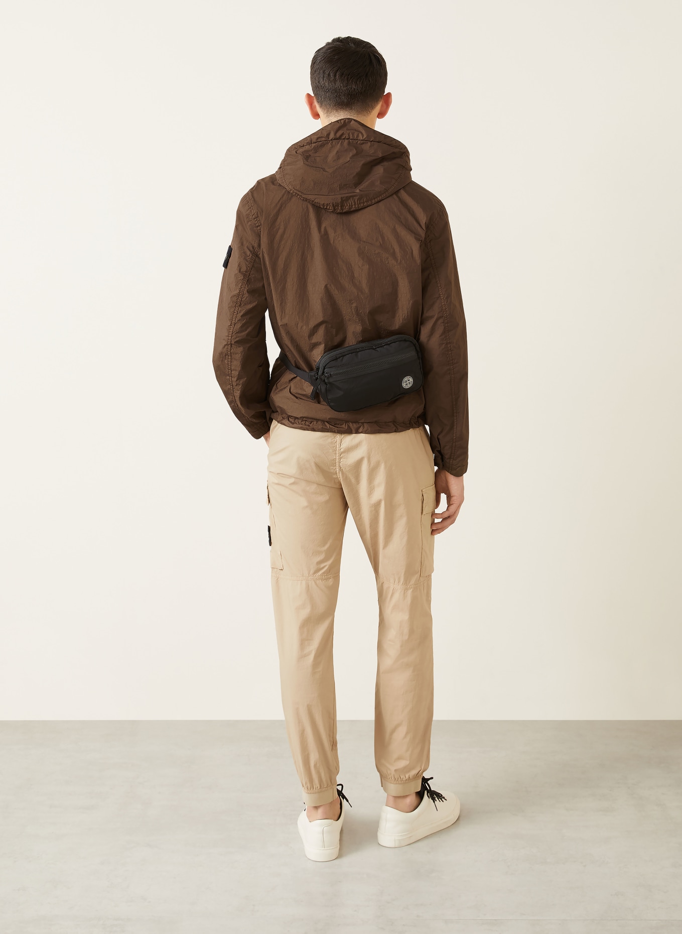 STONE ISLAND Regular fit cargo pants: BEIGE