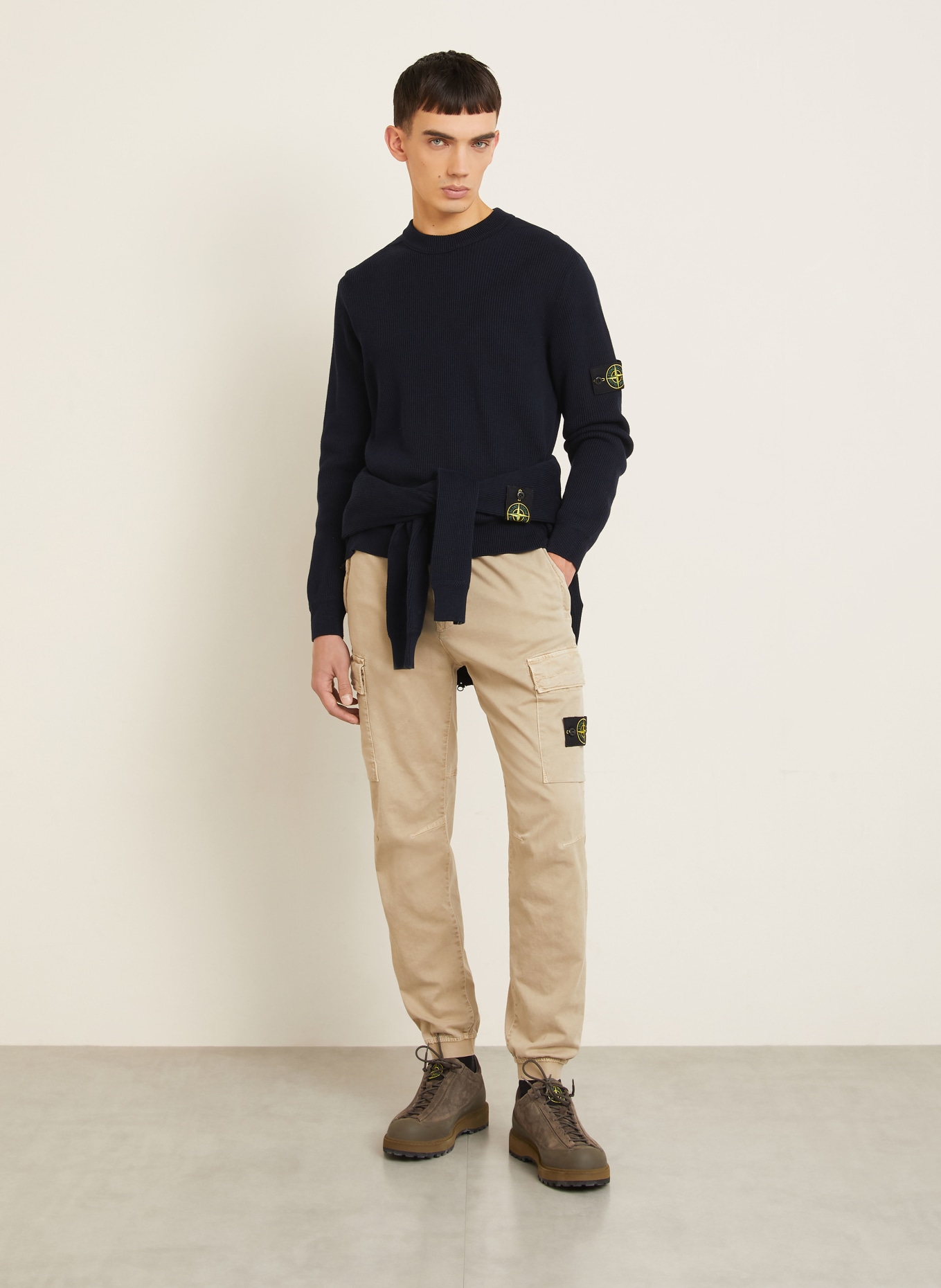 STONE ISLAND Pullover: DUNKELBLAU