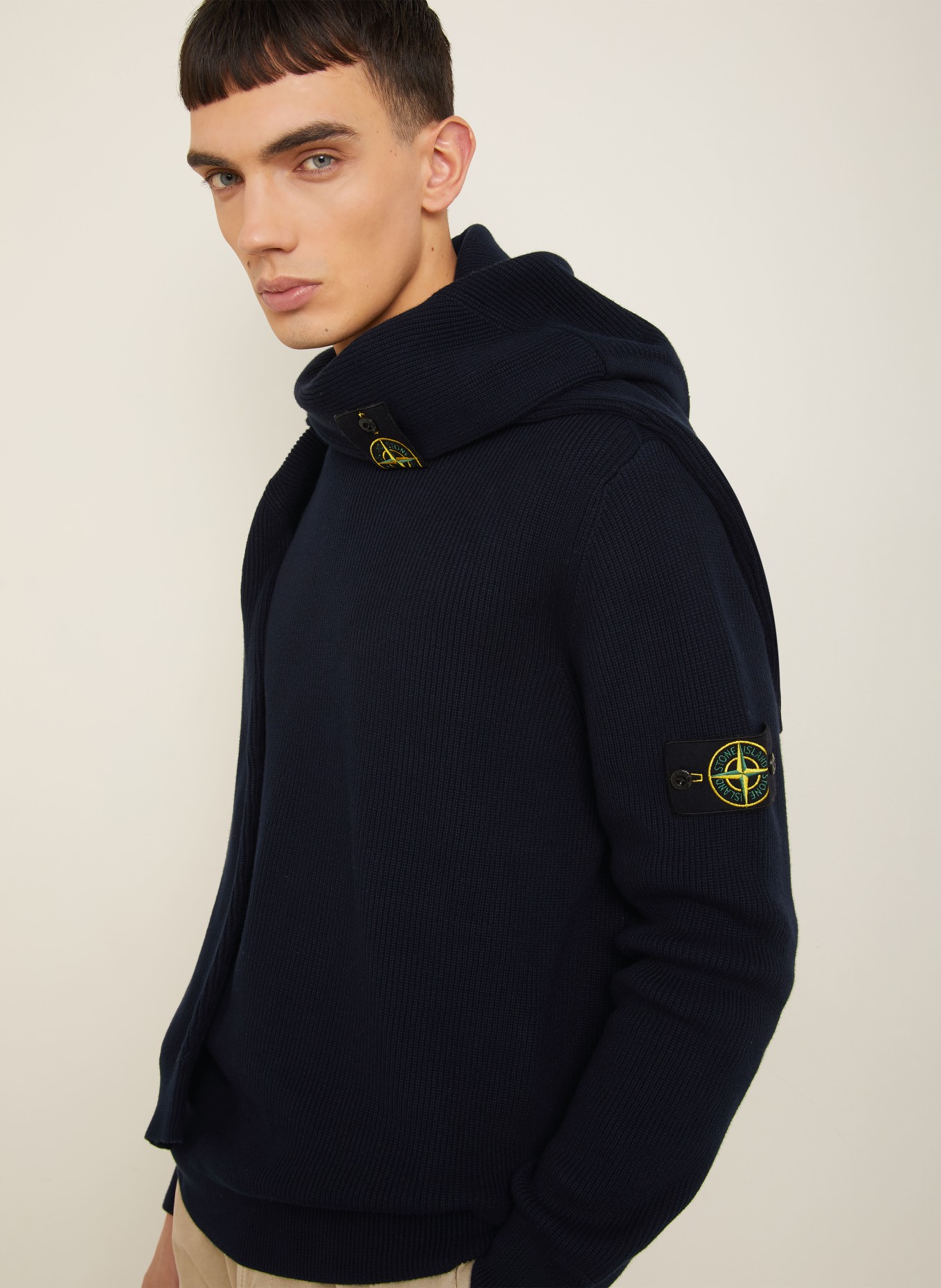 STONE ISLAND Pullover: DUNKELBLAU