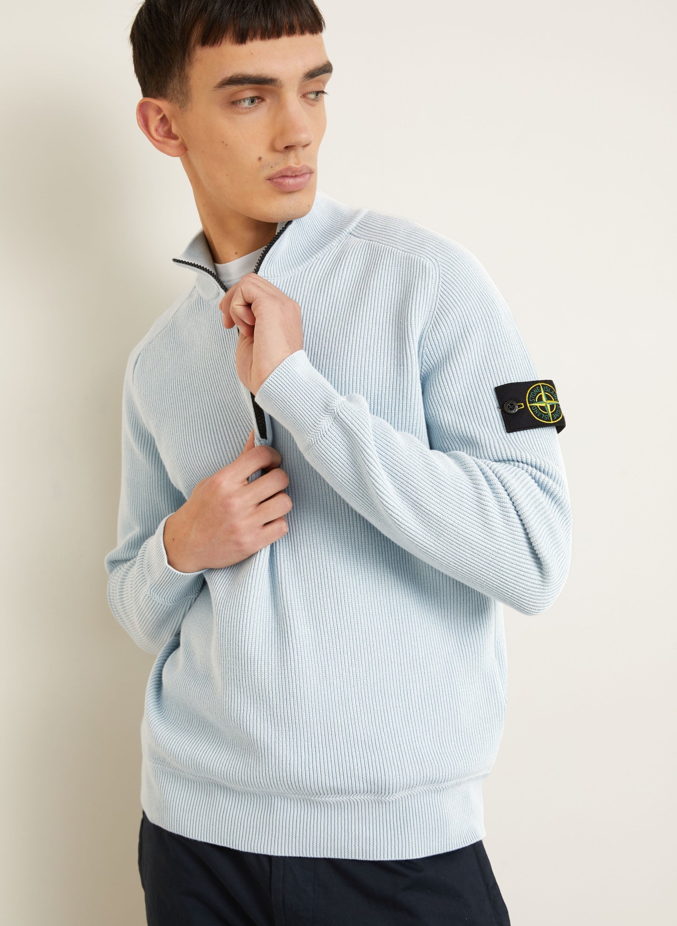 STONE ISLAND Troyer: LIGHT BLUE