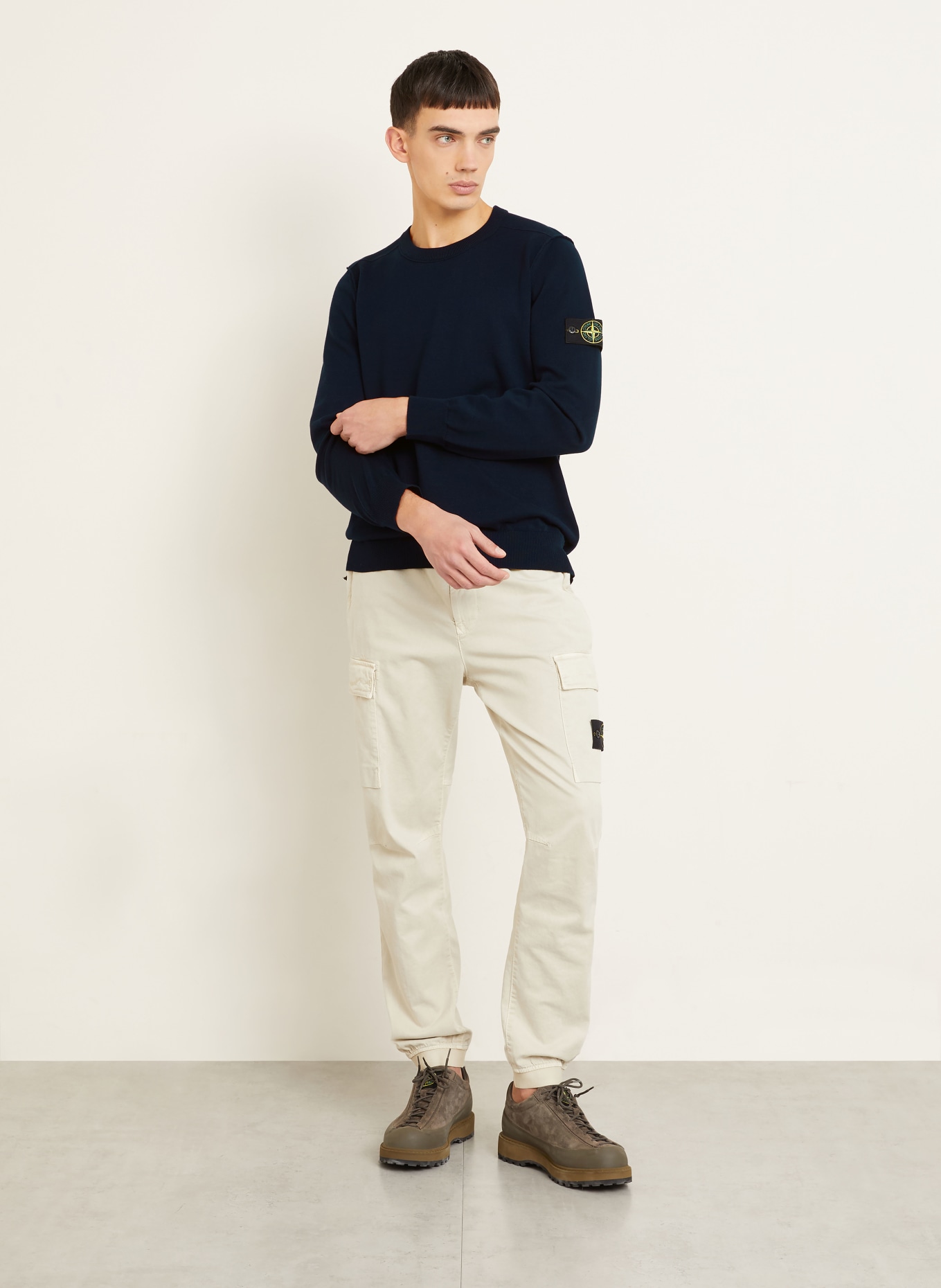 STONE ISLAND Pullover: DUNKELBLAU