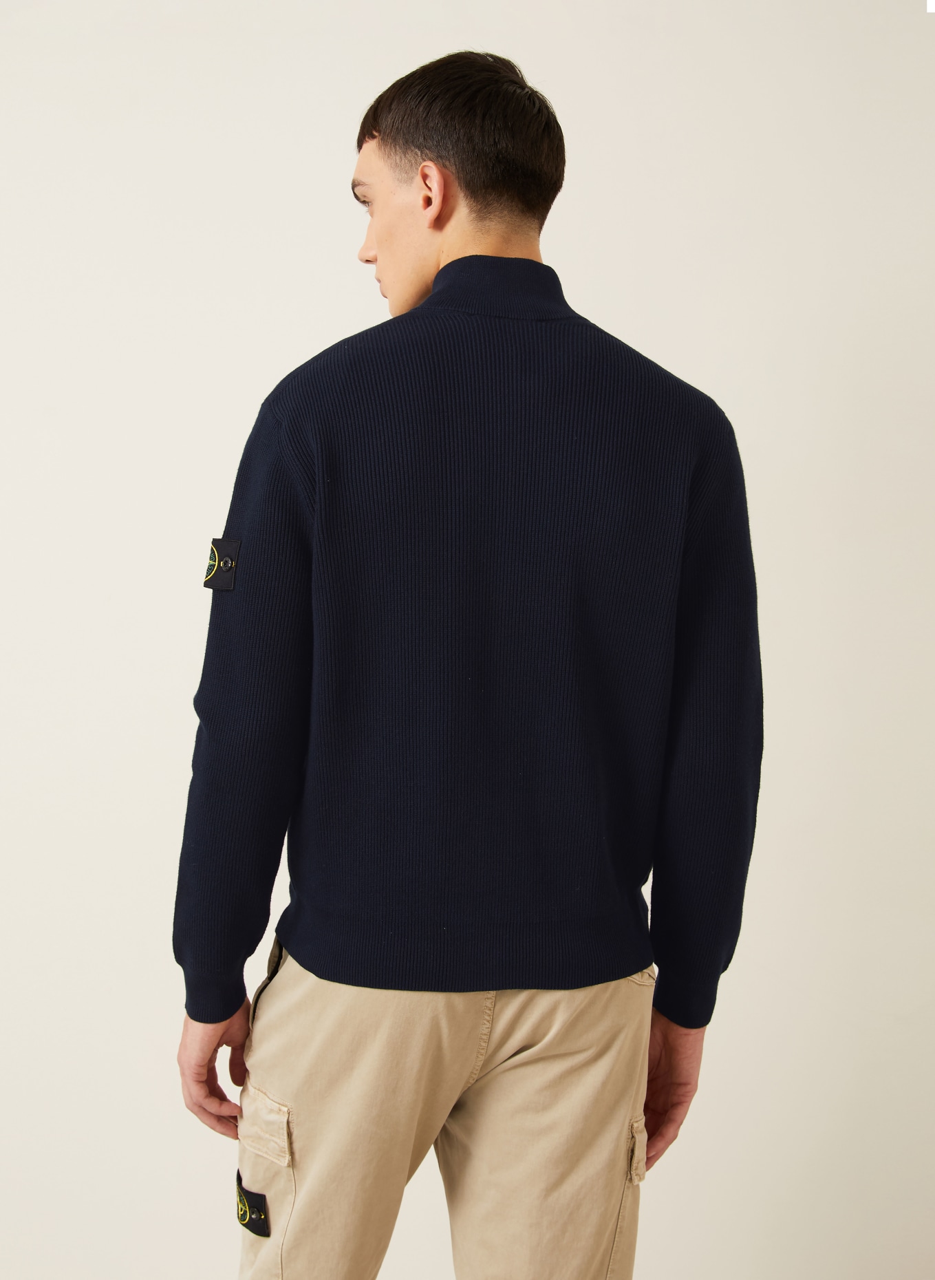 STONE ISLAND svetr: TMAVĚ MODRÁ