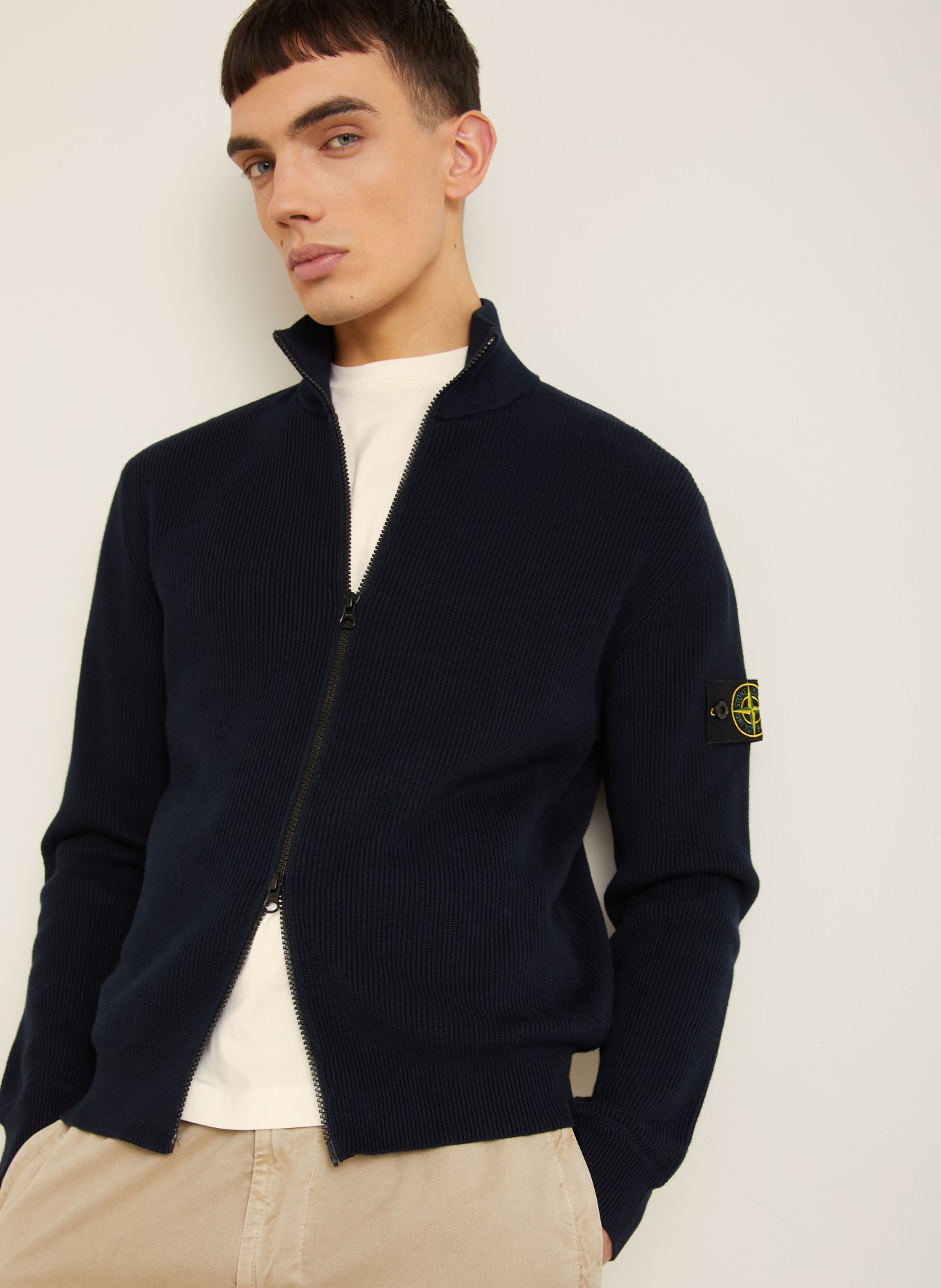 STONE ISLAND svetr: TMAVĚ MODRÁ